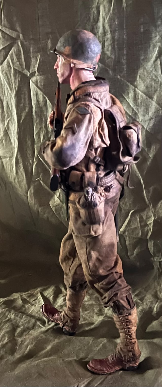 1/35 アメリカ　プライベートライアン風　第2レンジャー大隊 塗装済み完成品 WW2/US セイビングプライベートライアン 第2レンジャー カパーゾ2等兵