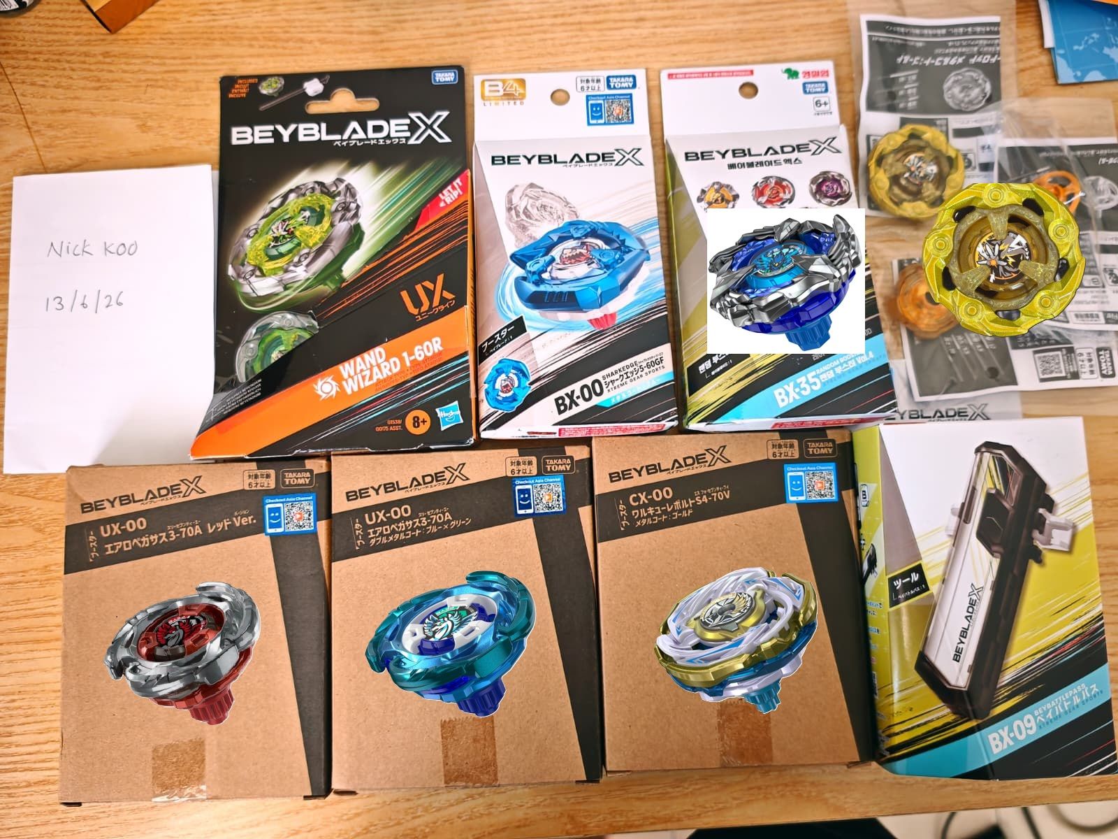 NEW Beyblade X Releases: Bullet Griffon H UX-19 Dran Strike BX-49