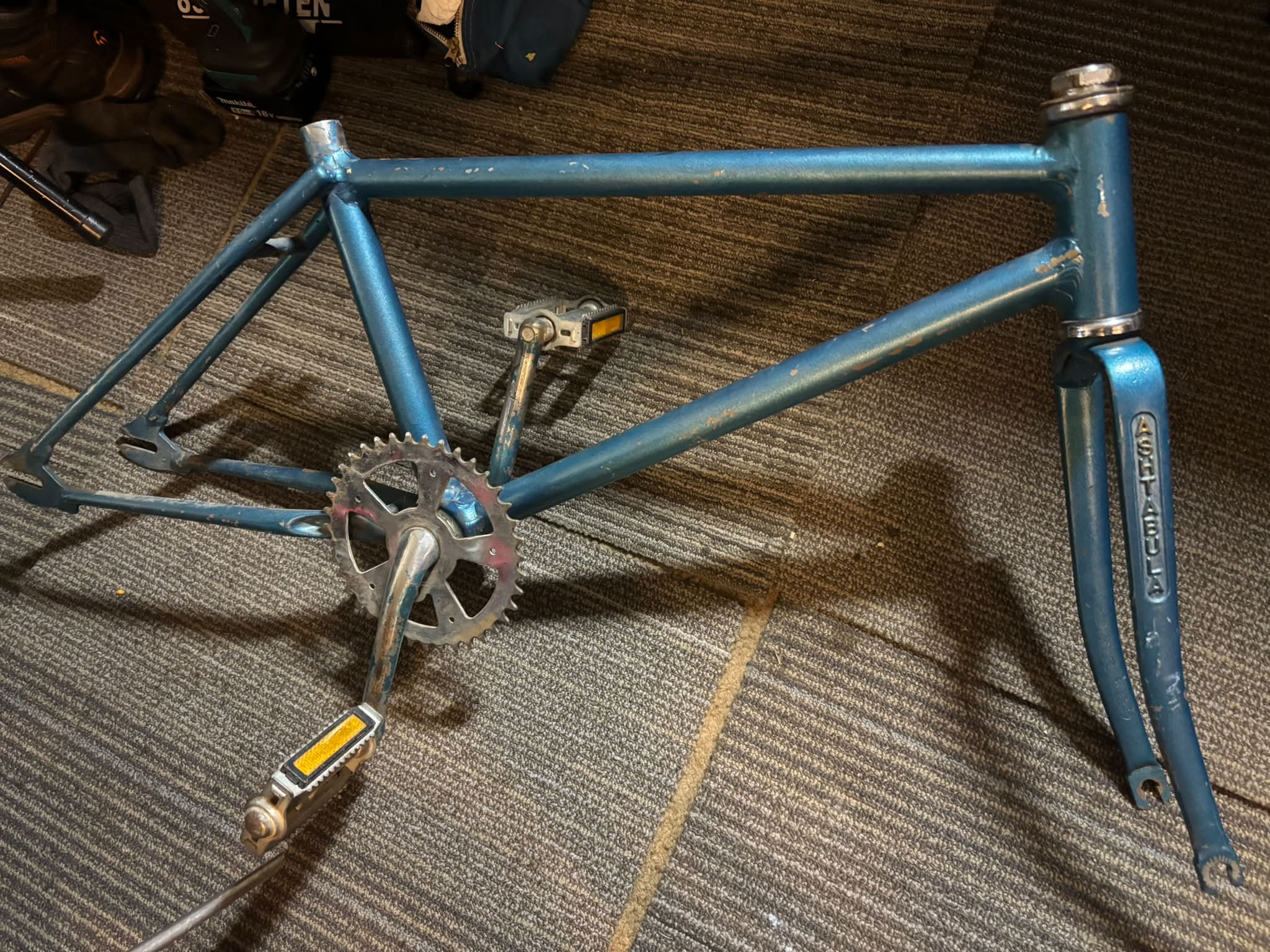 Scored a '76 Schwinn Competition frame with Ashtabula, OH fork at