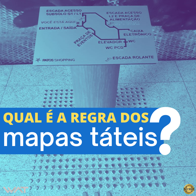 A sinalização através de mapas táteis... - WAT Acessibilidade | Facebook