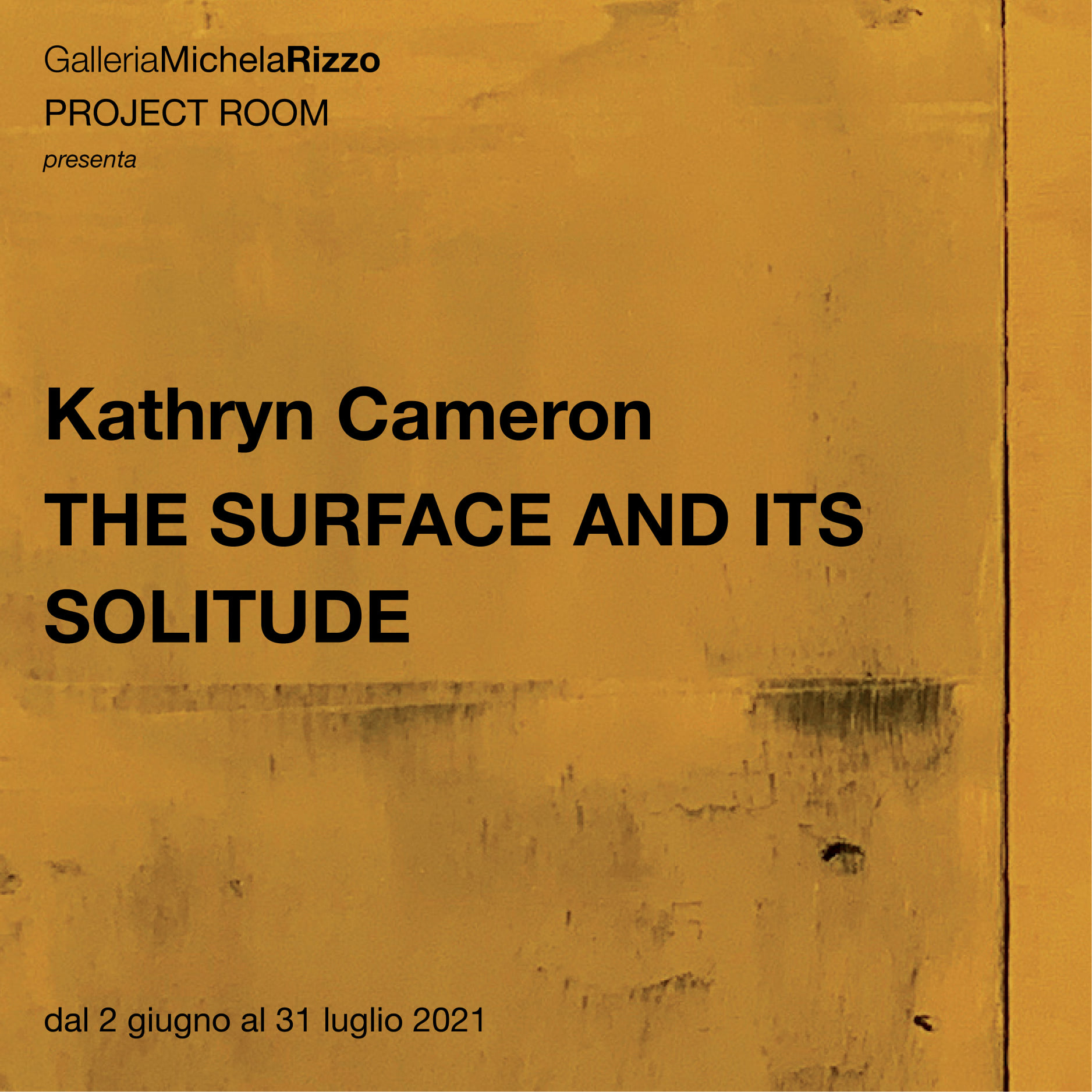 Vernissage: KATHRYN CAMERON THE... - Galleria Michela Rizzo