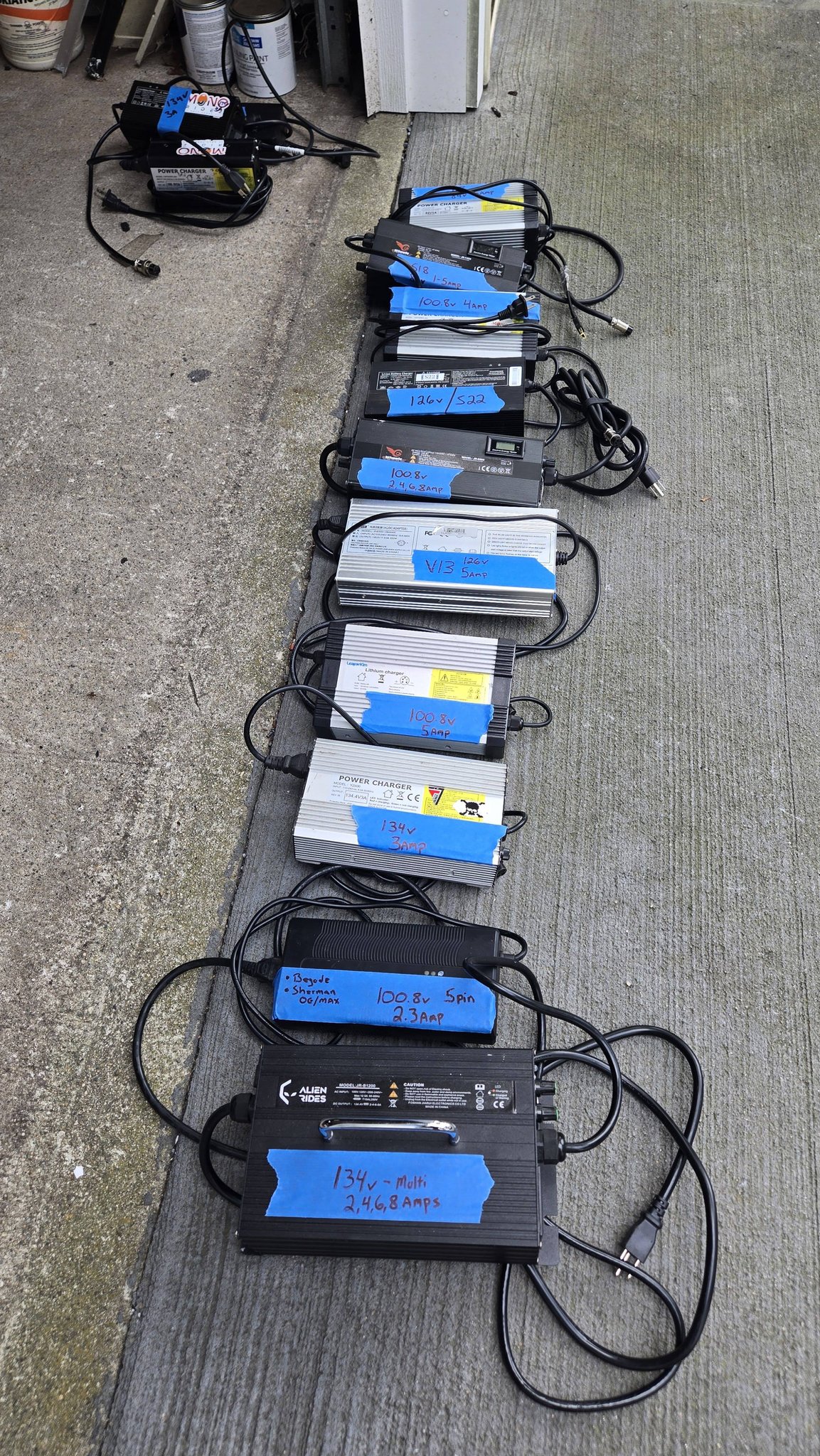 Cleaning up. I have many chargers and they all work so if you see