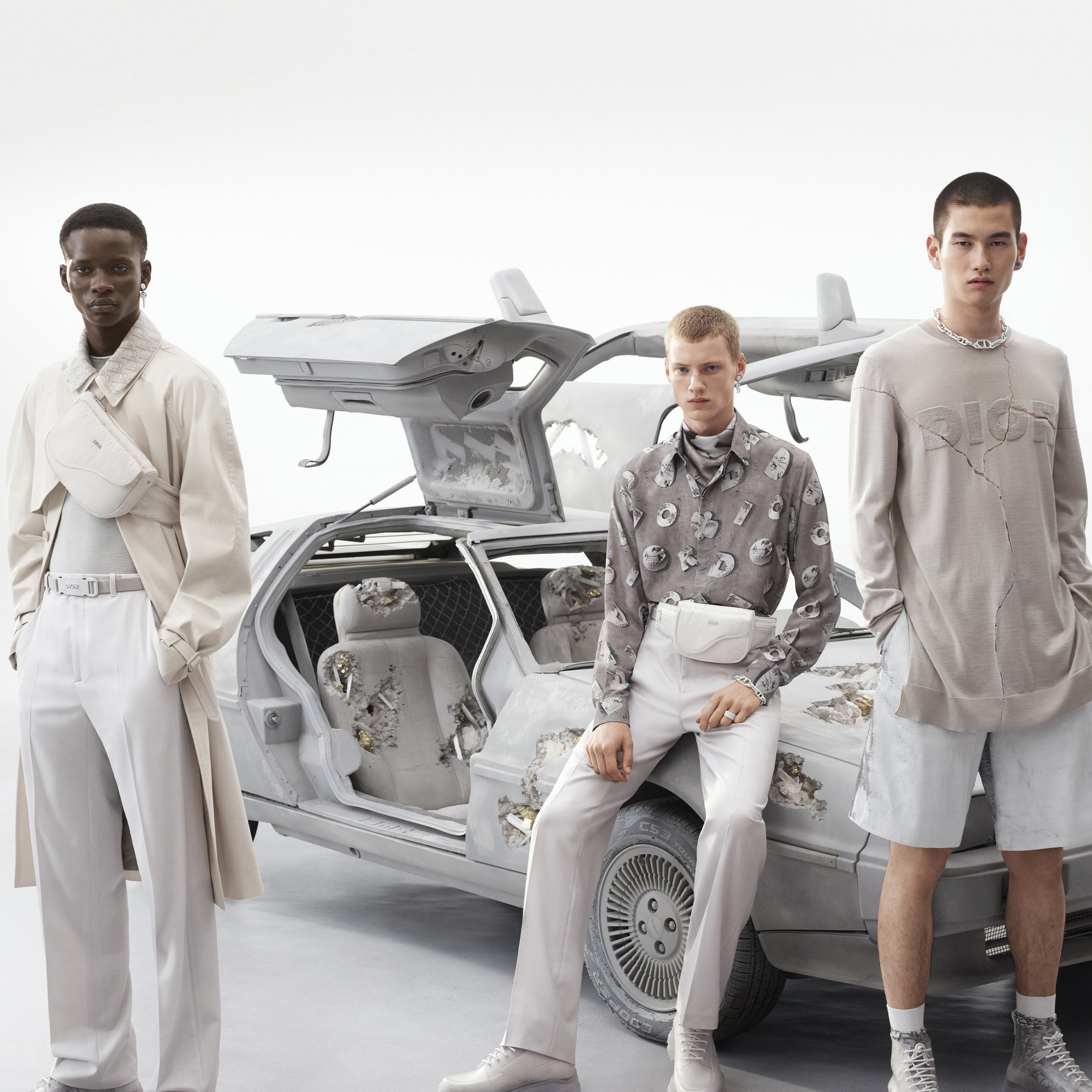 A newspaper print, originally debuting in the Spring-Summer 2000