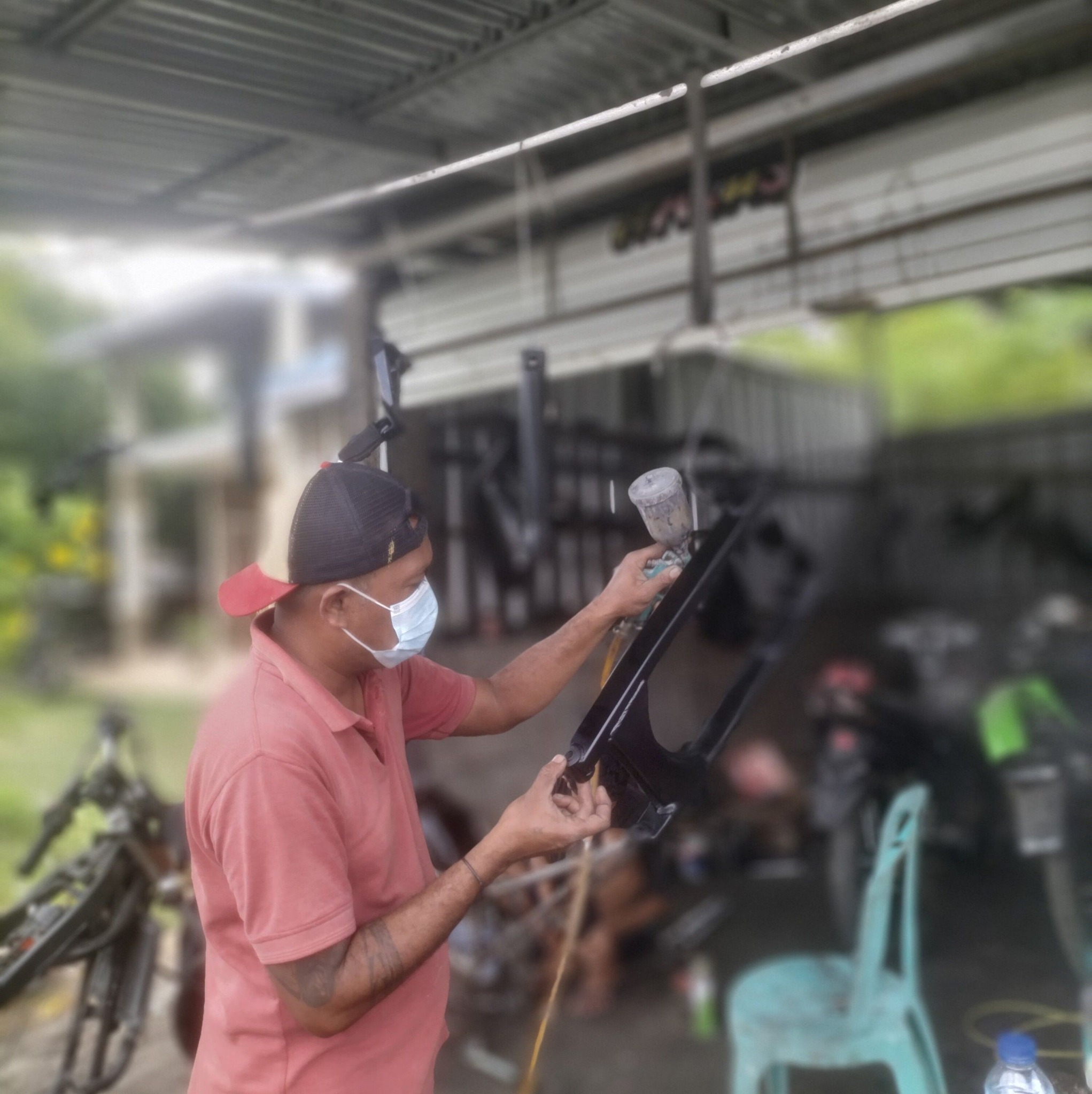 Moonlyht red STNK itam masuk #repaint #painting #otomotif #restorasi # ...