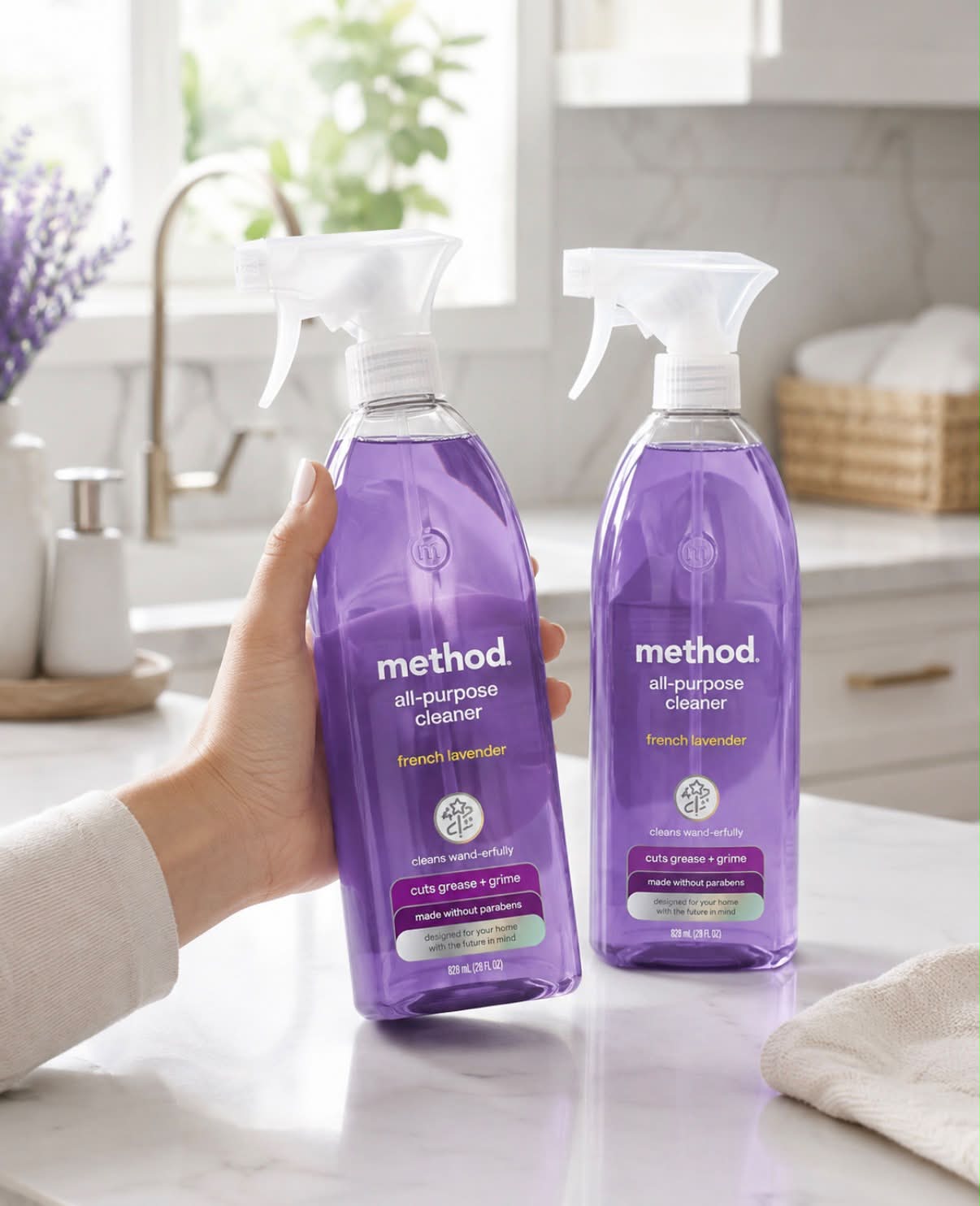 Amazon Basics lavender scent all purpose cleaner 2 pack 47% off