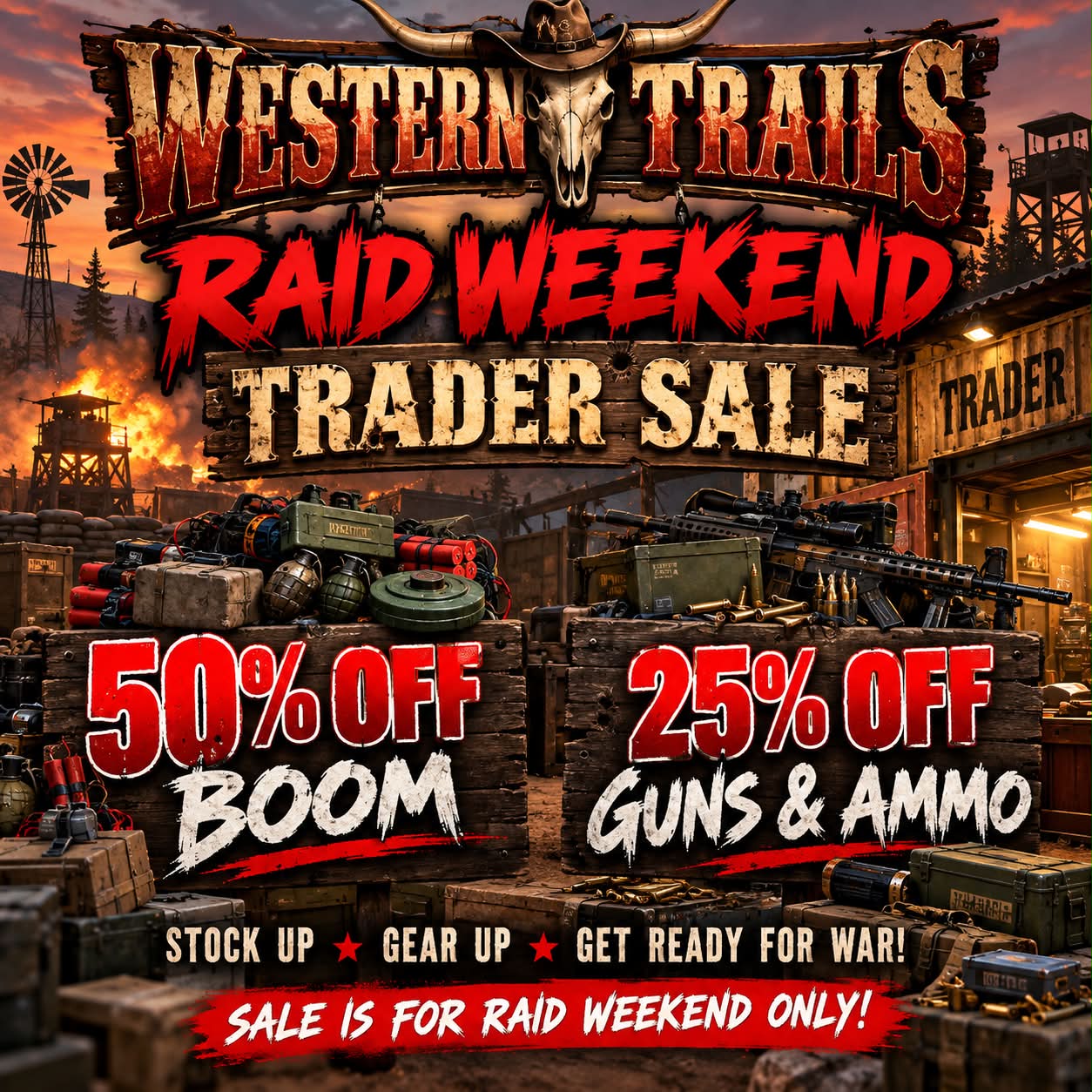 DayZ Xbox Raid Weekend Sale: 50% Off Boom, 25% Off Guns and Ammo