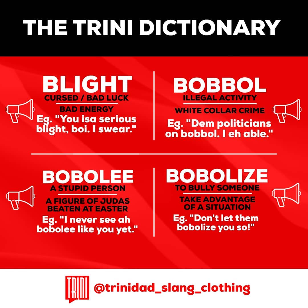 Trinidad - ° 📚Trinidadian Dictionary. ° ° Your Trini Words Of The Day ...
