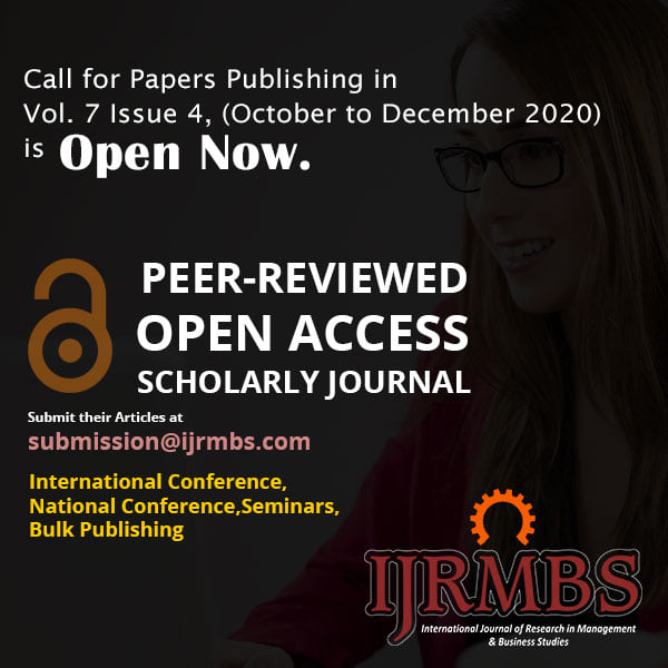 International journal of research in management & business studies - ijrmbs