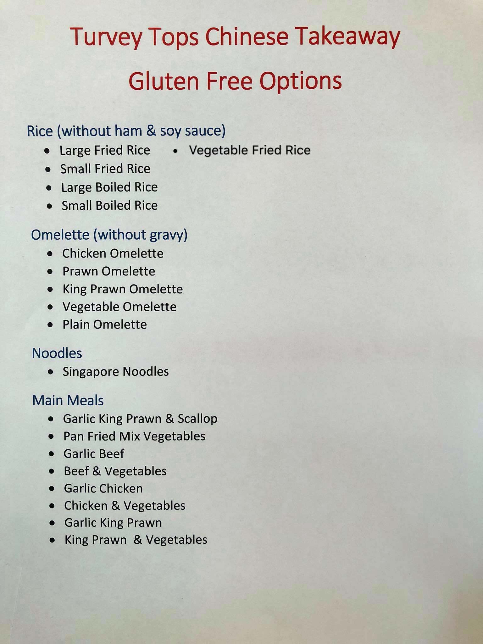 This Menu Album... - Turvey Tops Chinese Takeaway & Delivery