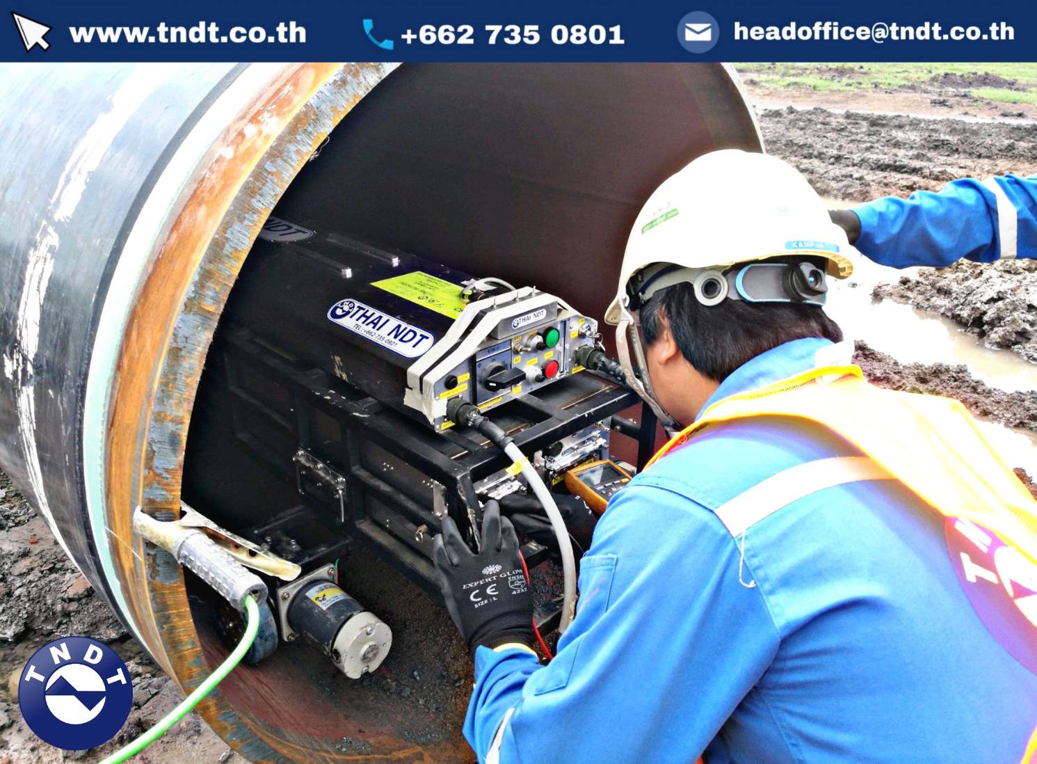 Pipe line by RT Crawler... - Thai Non destructive Testing PCL | Facebook