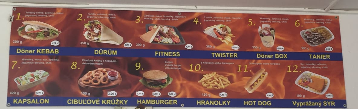Kebab Döner Rimavská Sobota
