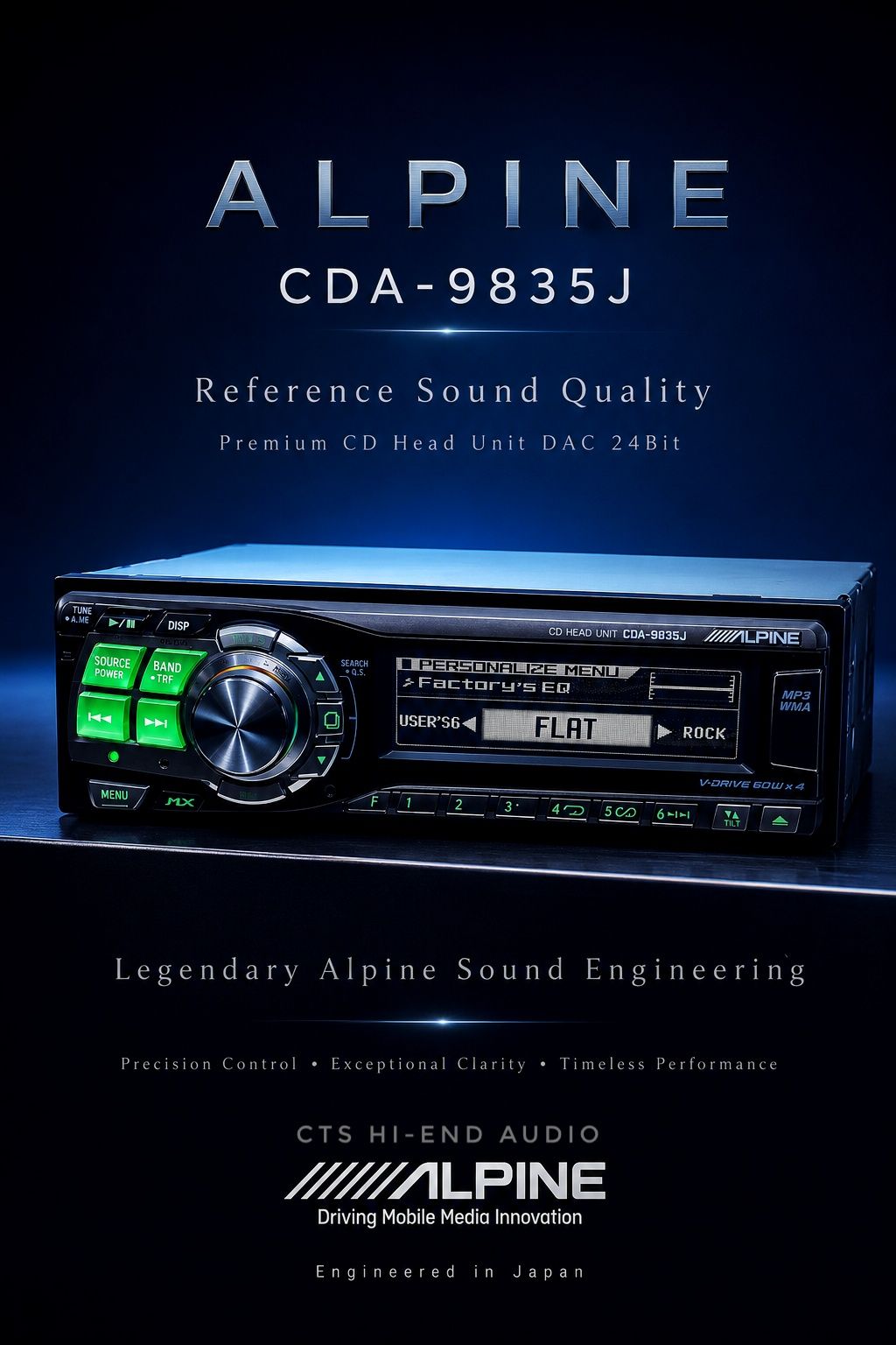 Alpine DVA-9965J, a legendary Japanese hi-end DVD head unit