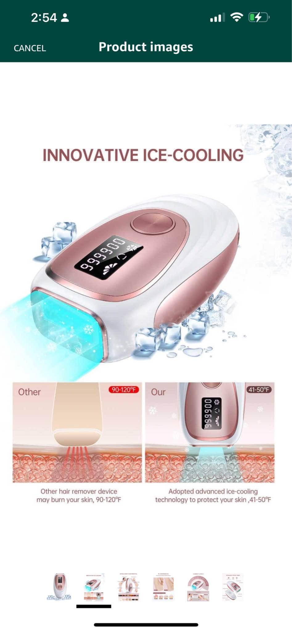 Sarlisi IPL Cooling Hair Removal System Full Body Hair Removal