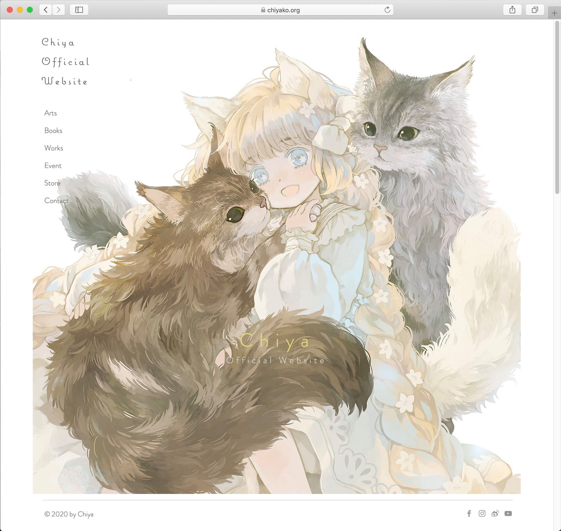 Chiya - 隨著累積的作品越來越多，一直以來想做公式網站好好歸納一下。 從2020年初開始正式整理，這段時間終於把網站建立起來。 四年一次 ...