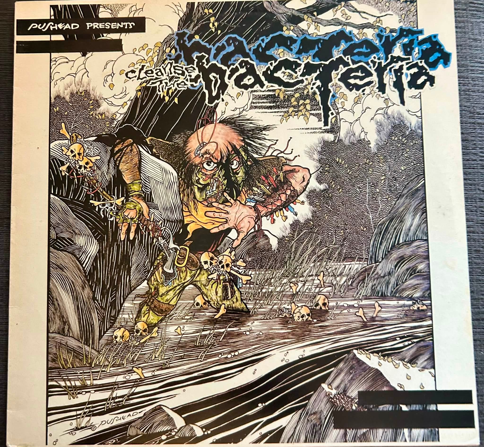 Pushead signed septic death variant with original inserts