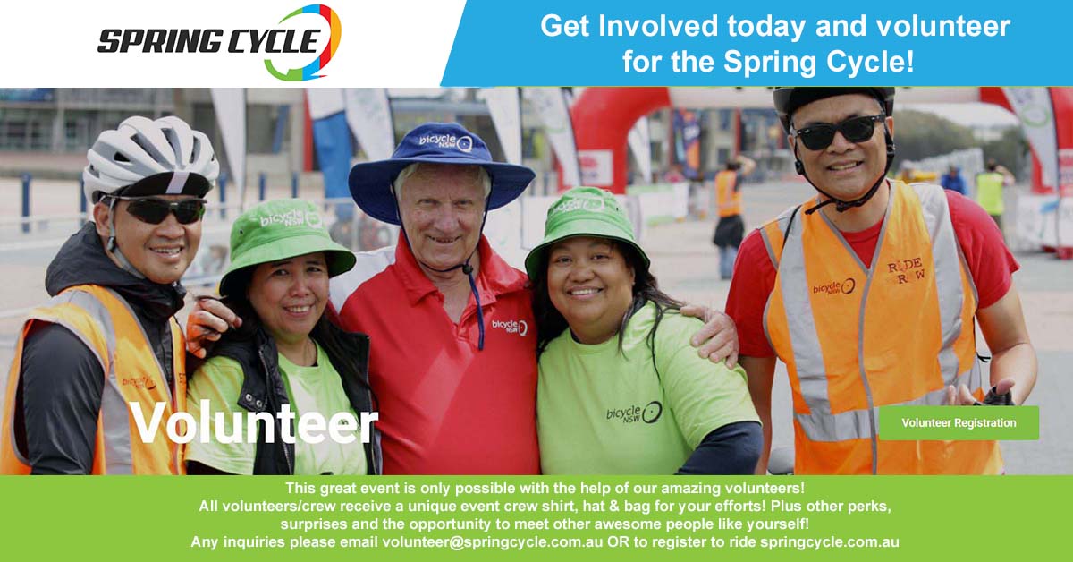 Spring Cycle - WE NEED YOU! Spring Cycle is only possible with the help ...