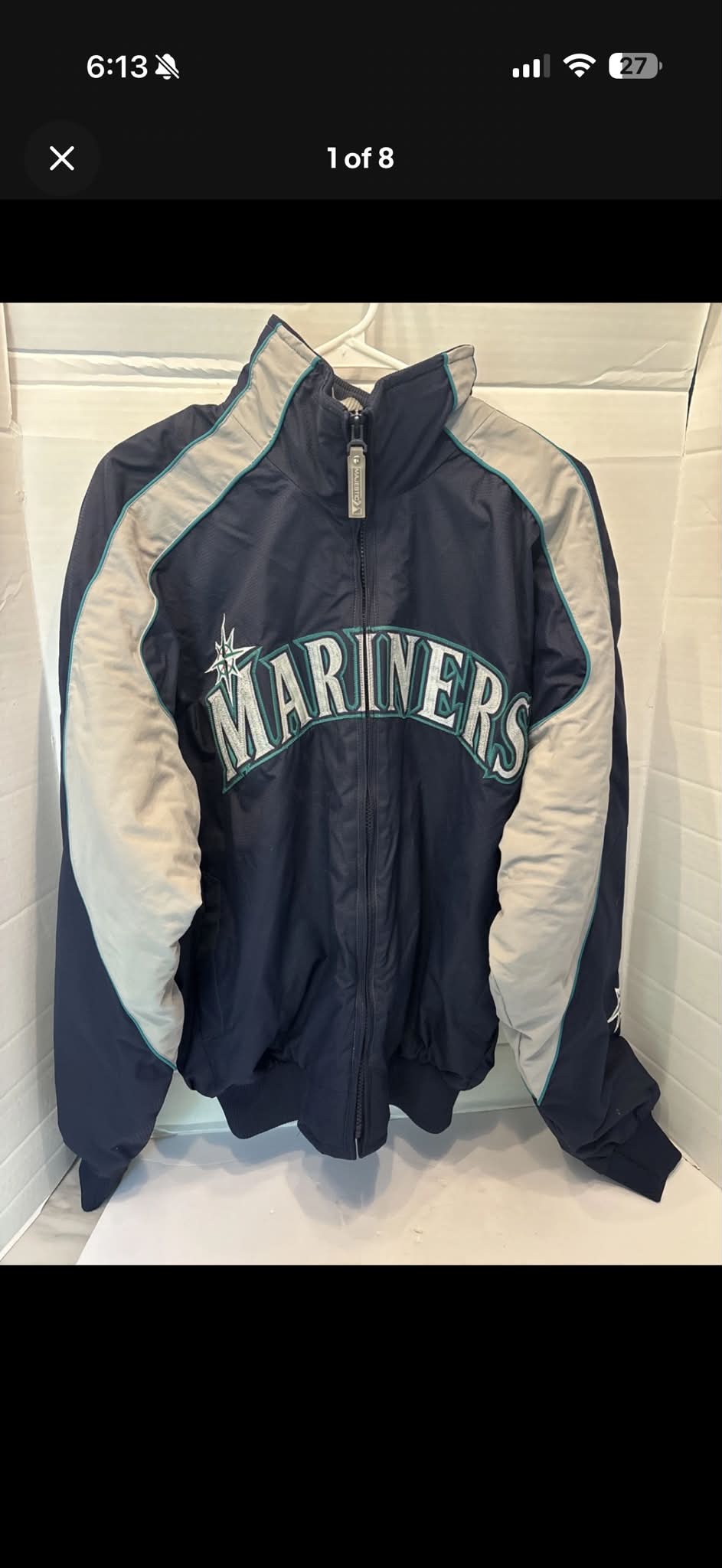 Identifying vintage Seattle Mariners Majestic jacket year and