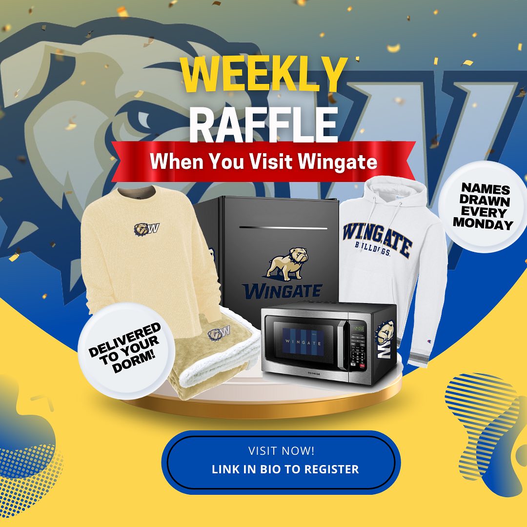 Wingate - HEY FUTURE BULLDOGS!!! 🐶🐶🐶 WE ARE HAVING A WEEKLY RAFFLE ...
