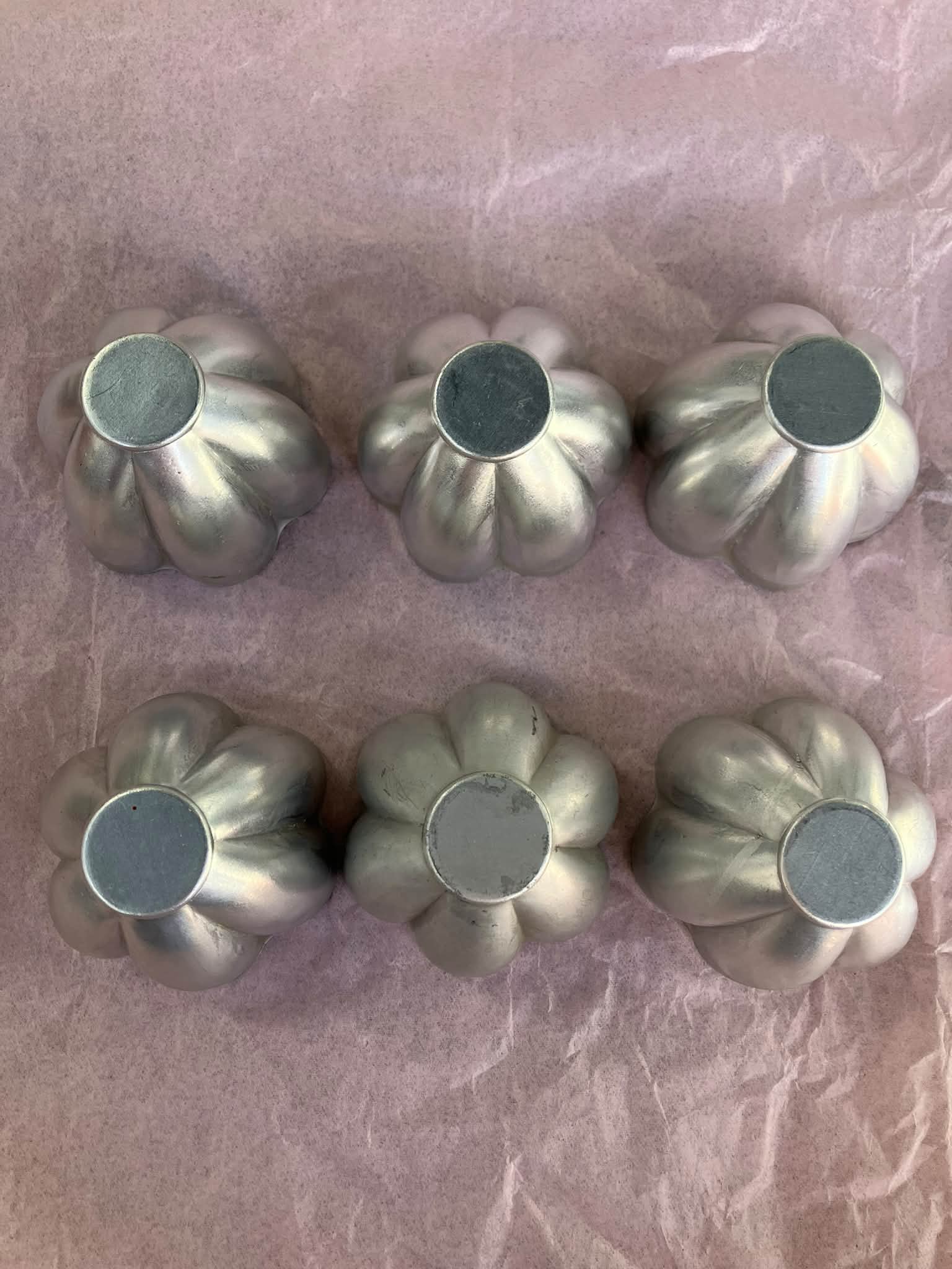 Set of six vintage molds