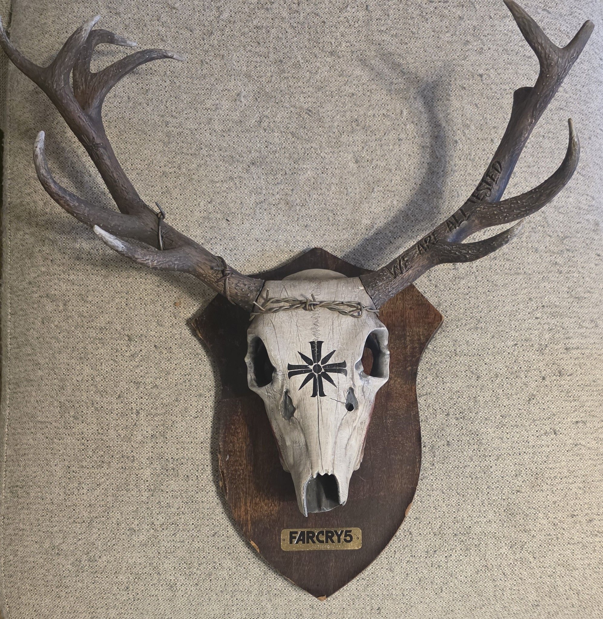 Far Cry 5 Hope County Collector's Edition Deer Skull Trophy for sale
