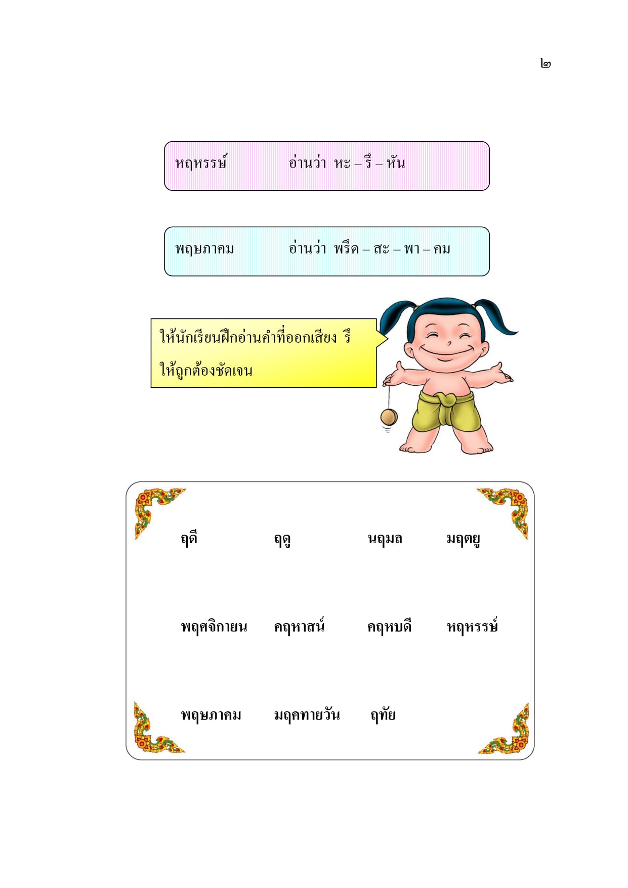 ชุดฝึก คำ ฤ ฤา ป.3 - รวมสื่อการเรียนการสอน