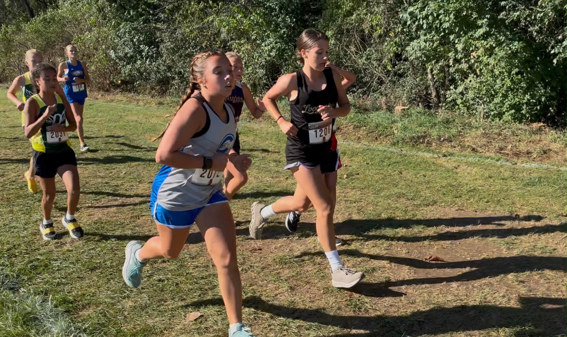 Arian and Amirah finished their cross country season at the middle