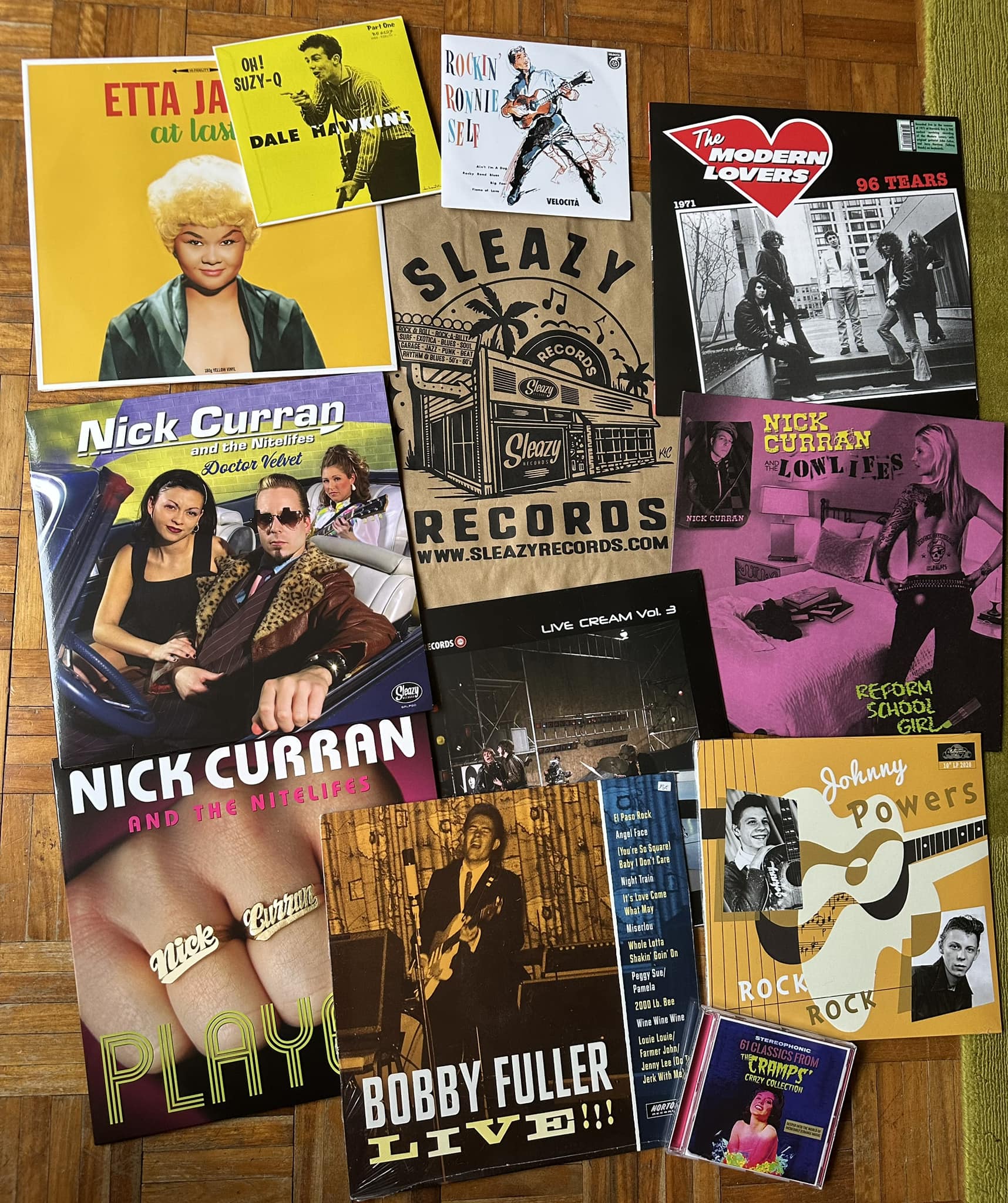 Collecting rare rockabilly records from 