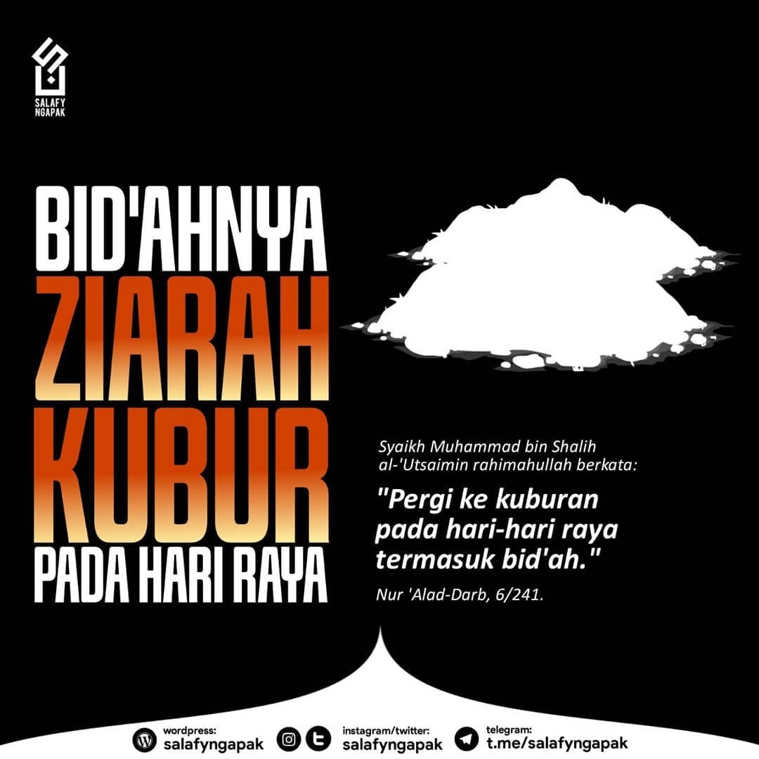 Hadis Shahih - 💥 ⛔🔥 ZIYARAH KUBUR DI HARI RAYA MERUPAKAN... | Facebook