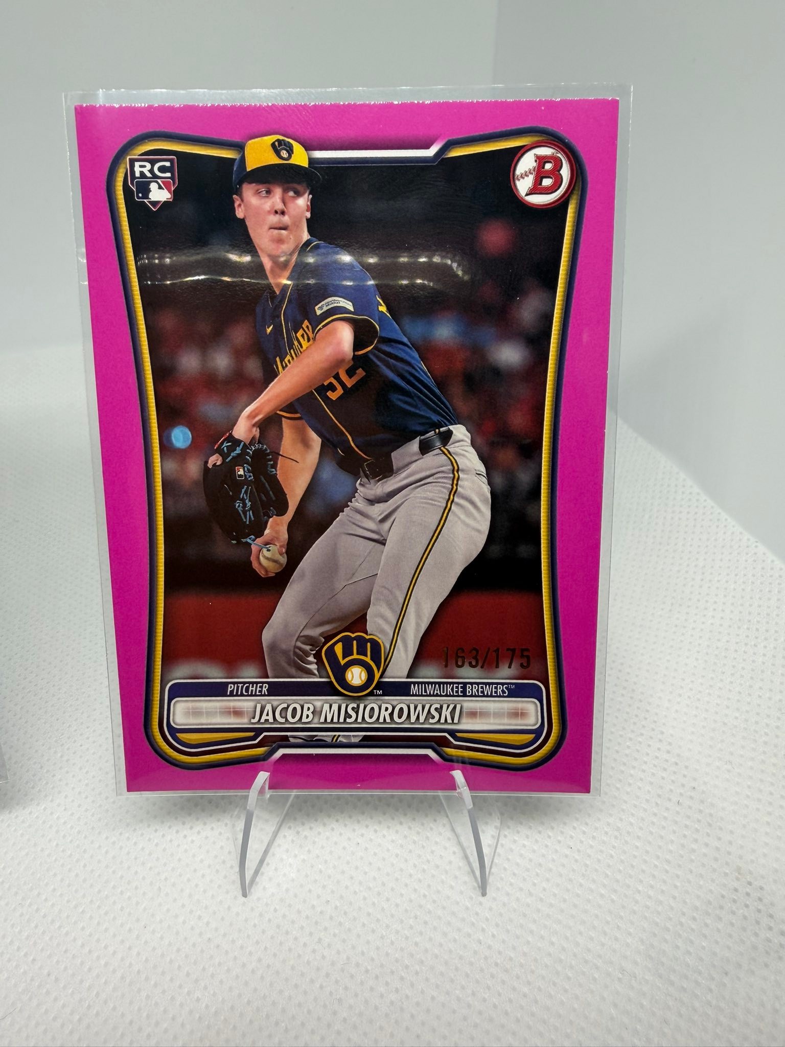 Jacob Misiorowski Bowman rookie card for sale