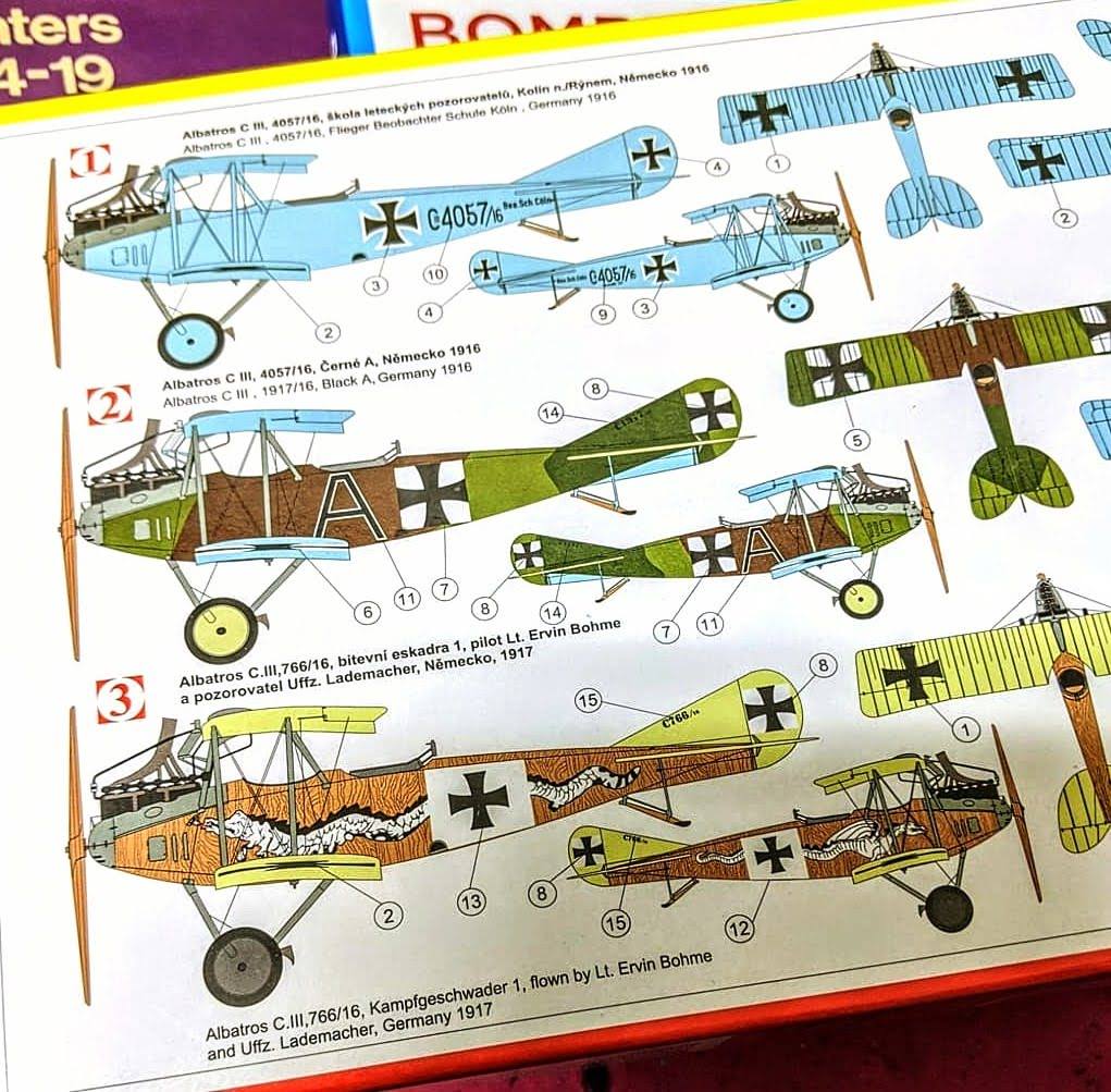 Albatros C.III German aircraft model specs