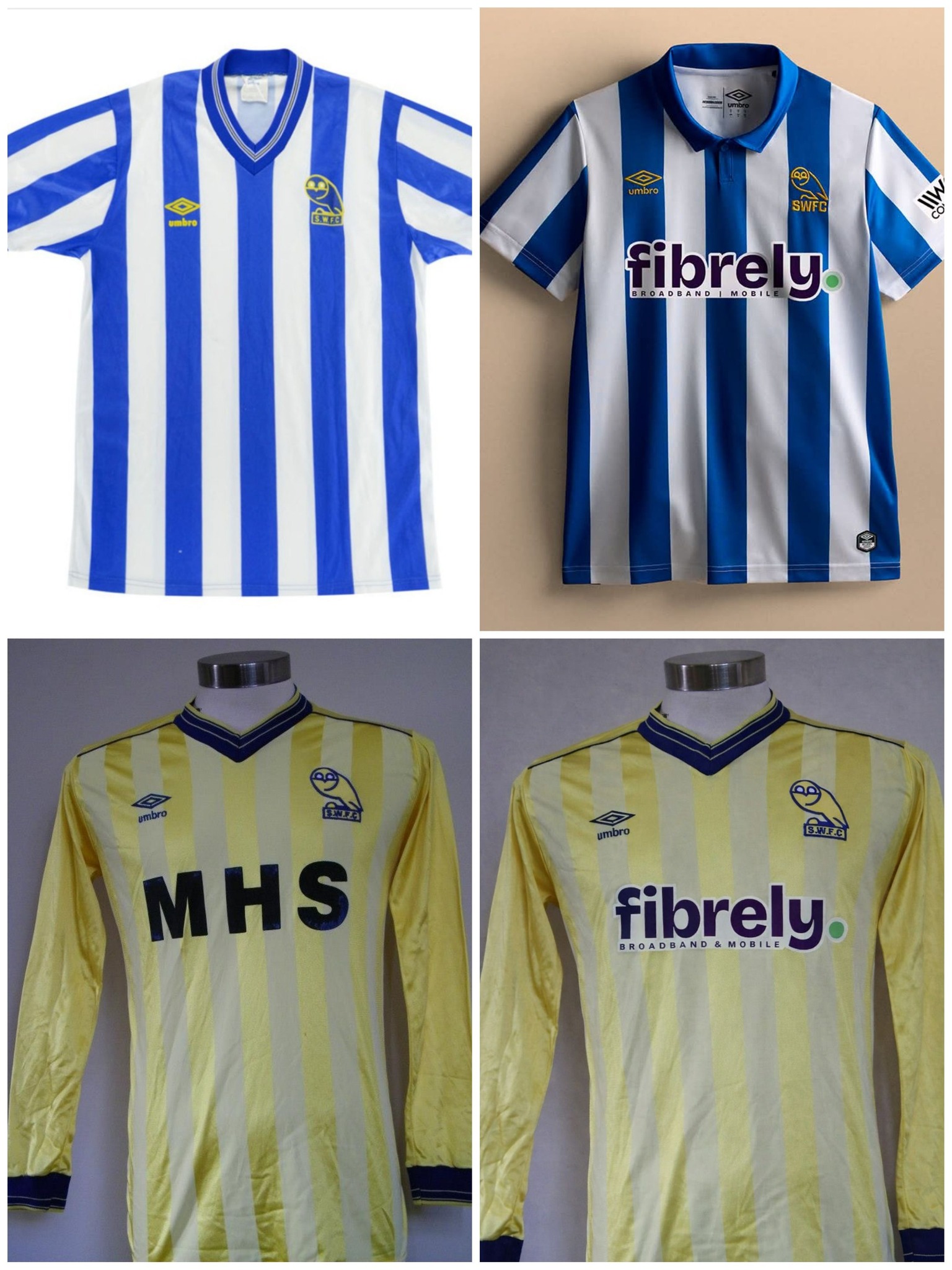 Sheffield Wednesday 1989-91 home shirt @swfcofficial 🦉 @umbro
