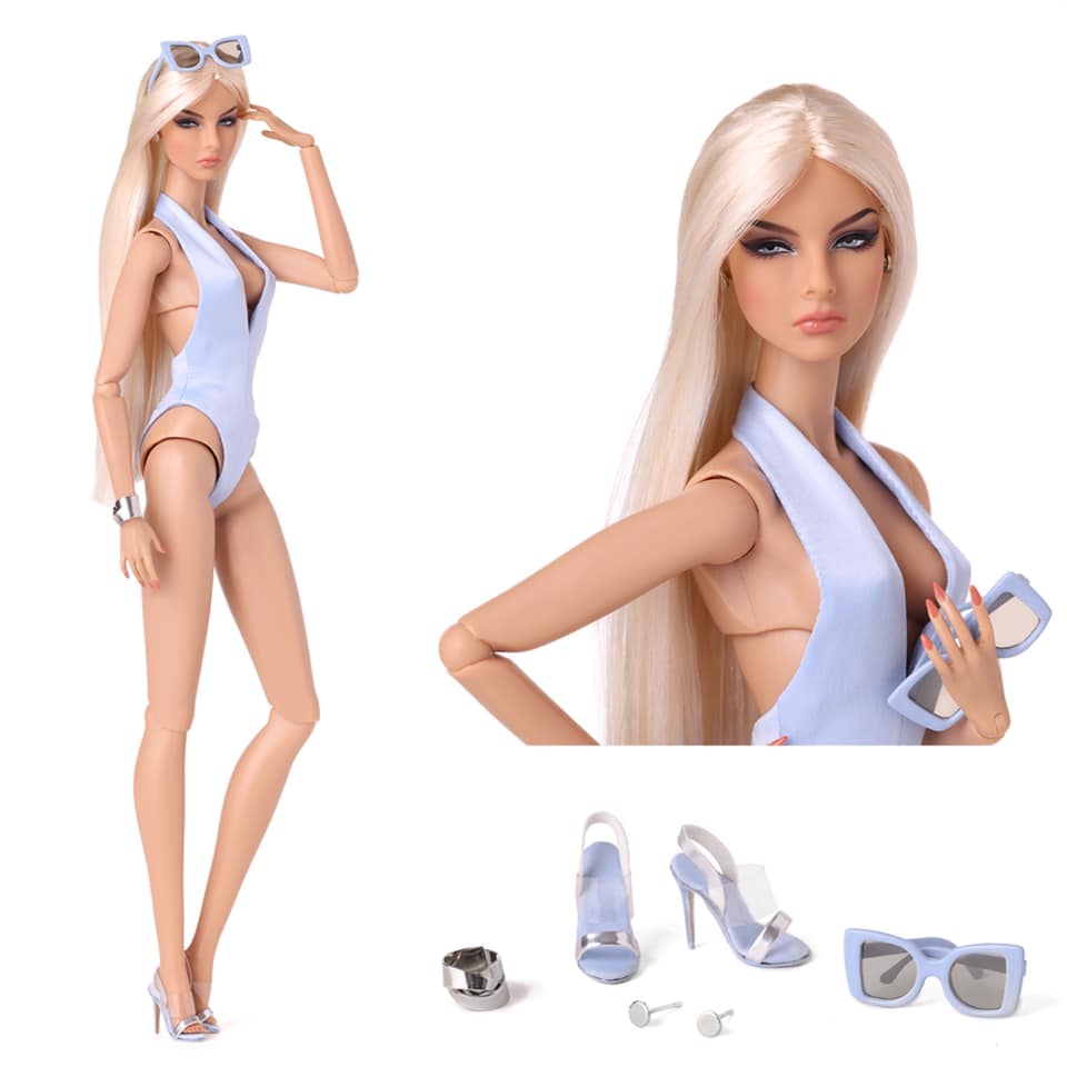 Collector - Malibu Sky Baroness Agnes Von Weiss™ Basic Doll The