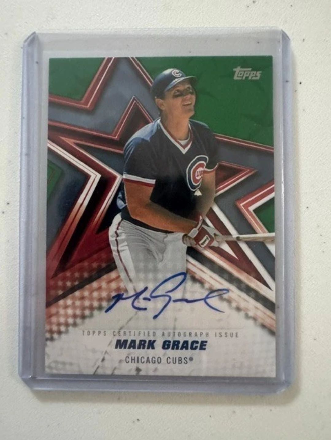 Hey Topps, this is absolutely not Mark Grace pictured on this card