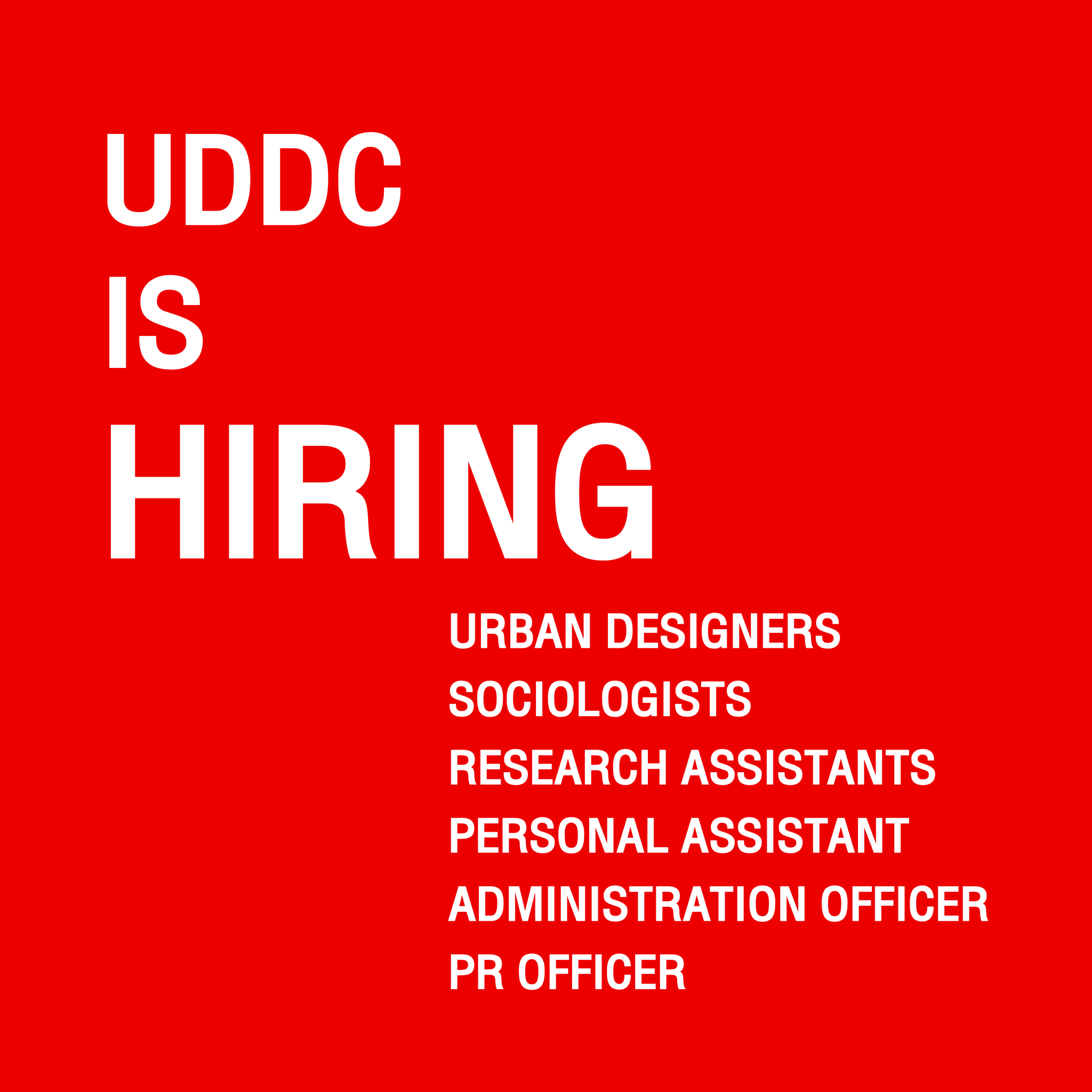 UDDC IS... - UDDC - Urban Design and Development Center