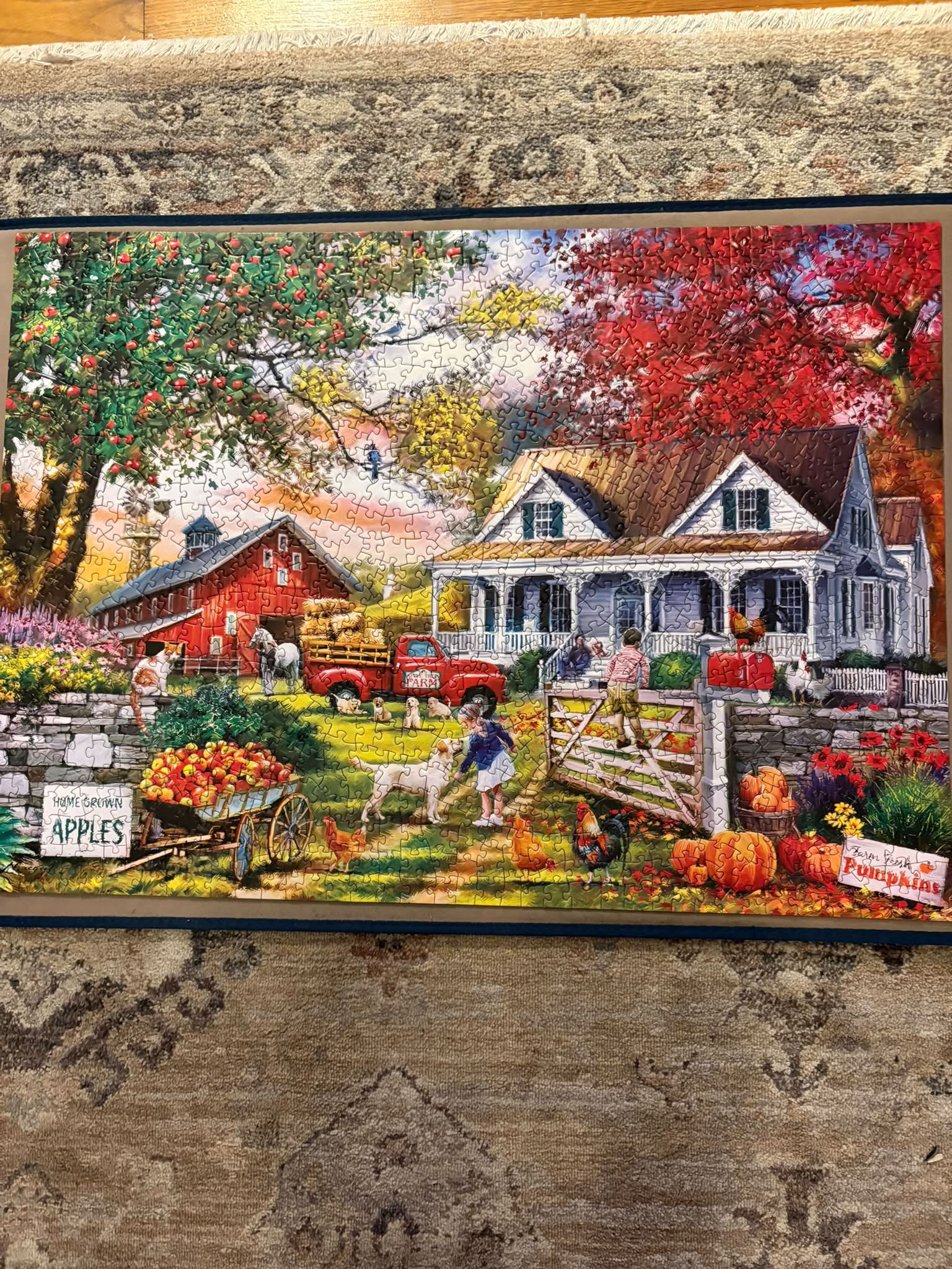 Apple Tree Farm by Richard Macneil, 1000 pcs by Master Pieces.