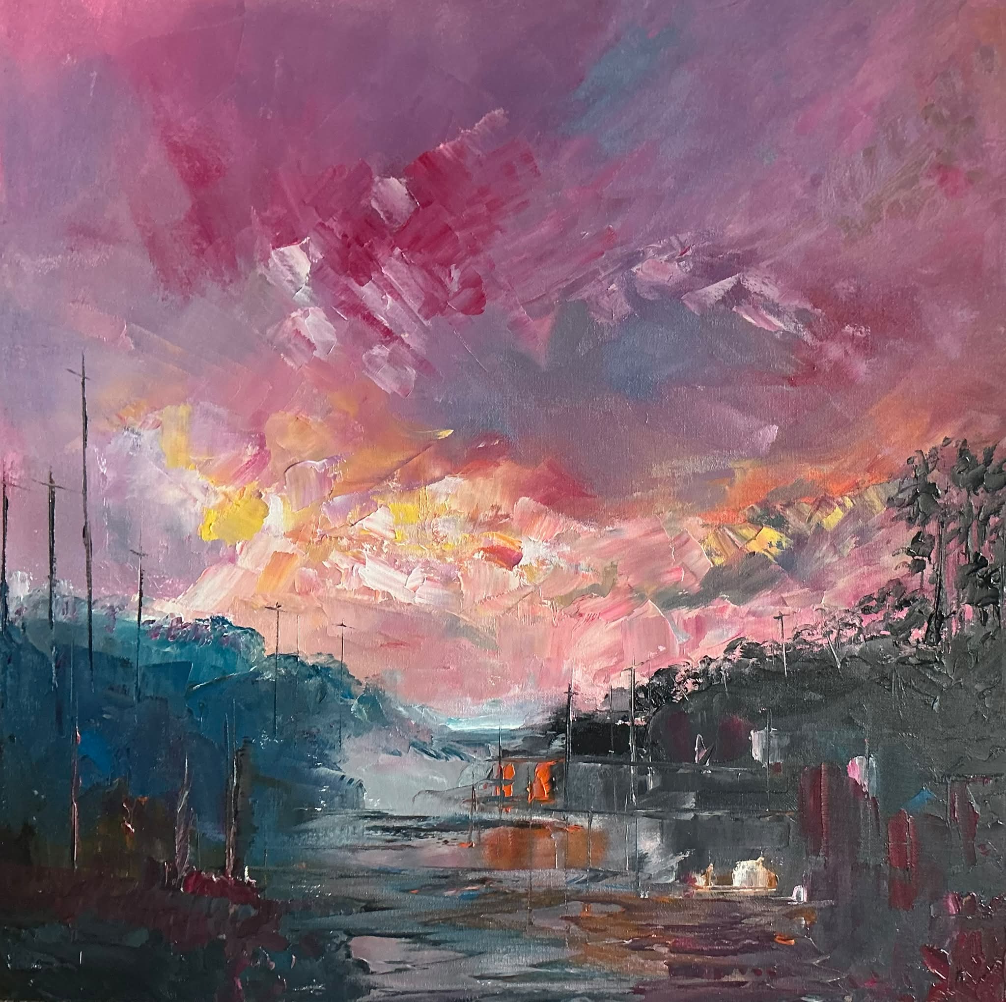 Natural” watercolor, 24x32 cm, painted from life by Andrea