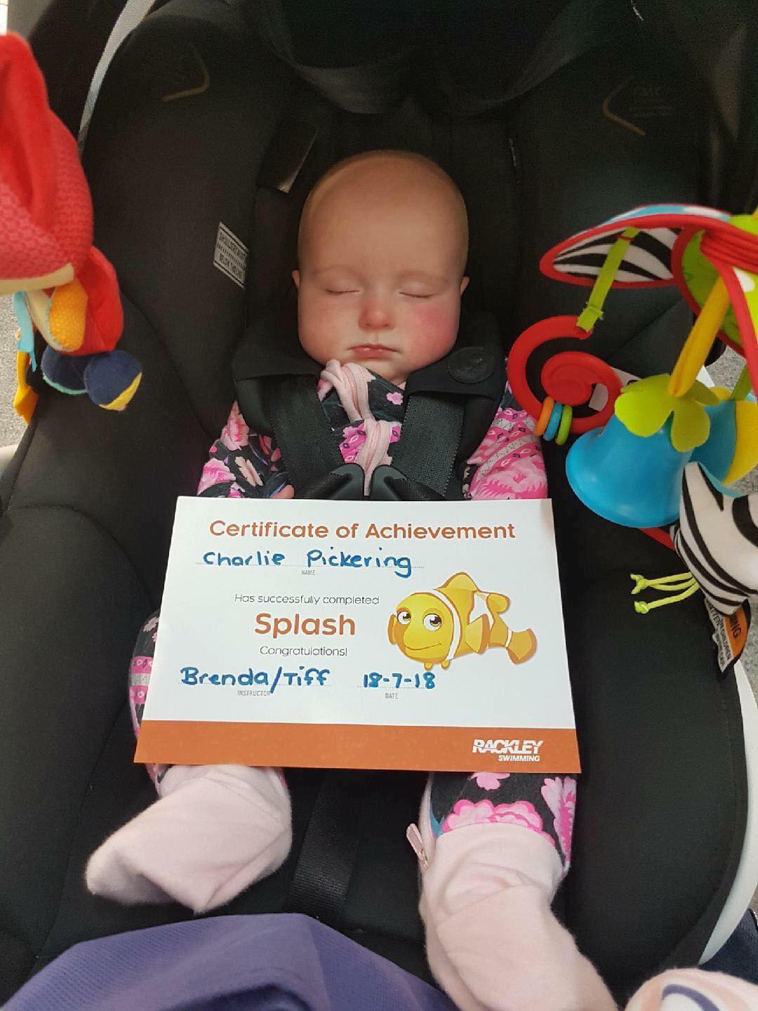 Congratulations Charlie!... - Rackley Swimming Deagon