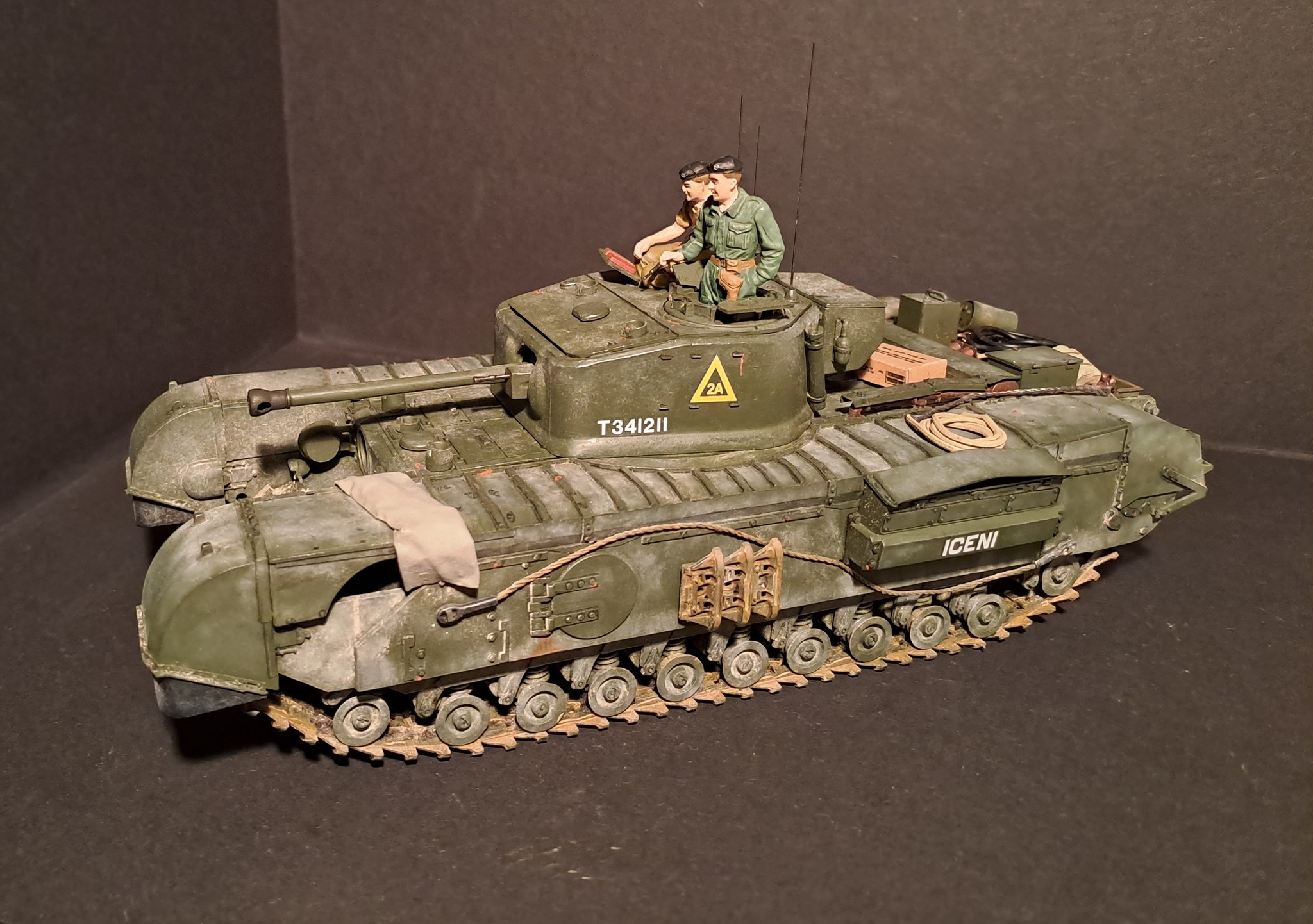Hi. My Churchill mkIV. I enjoyed building it.