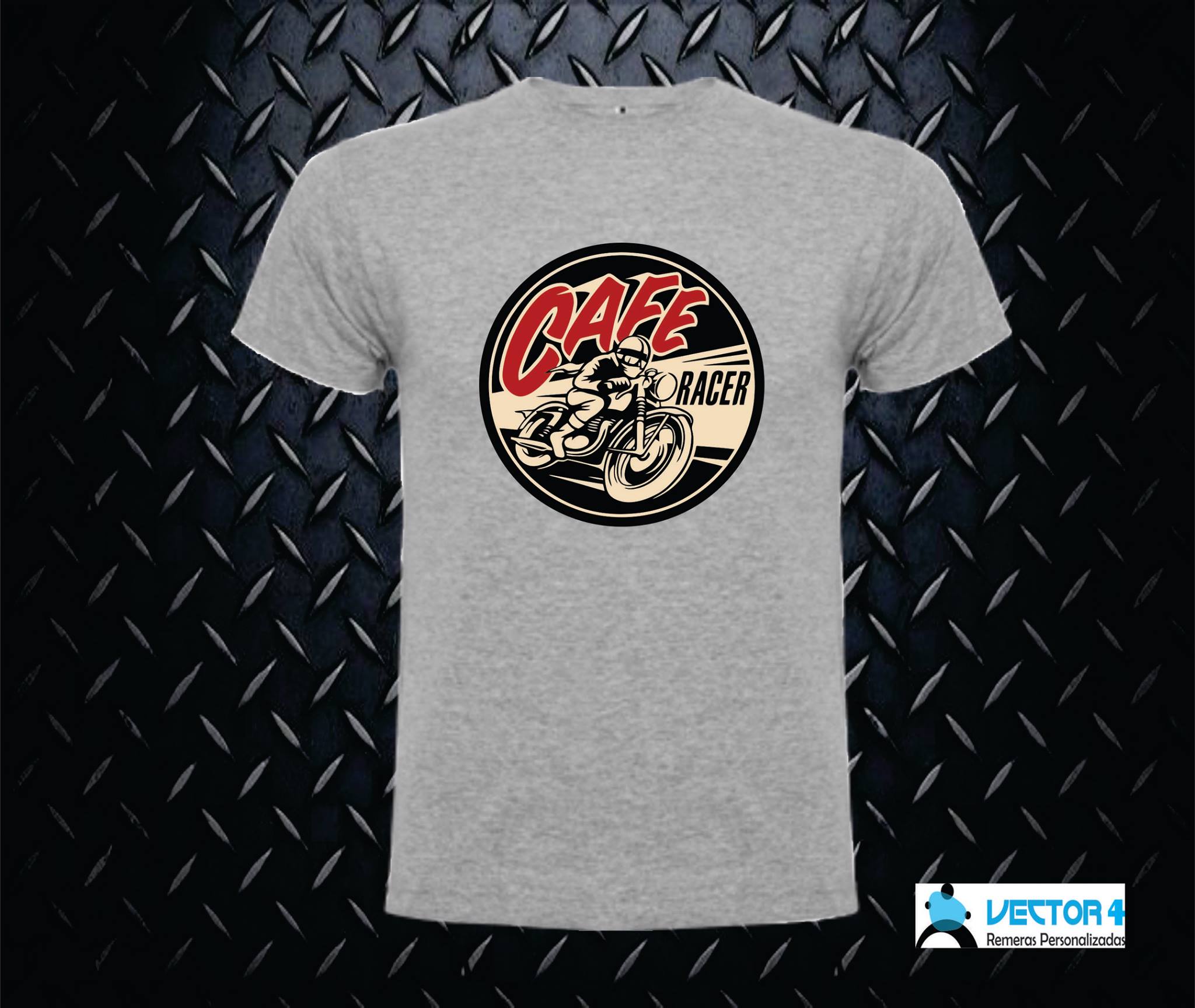 Vector Cuatro Remeras Personalizadas