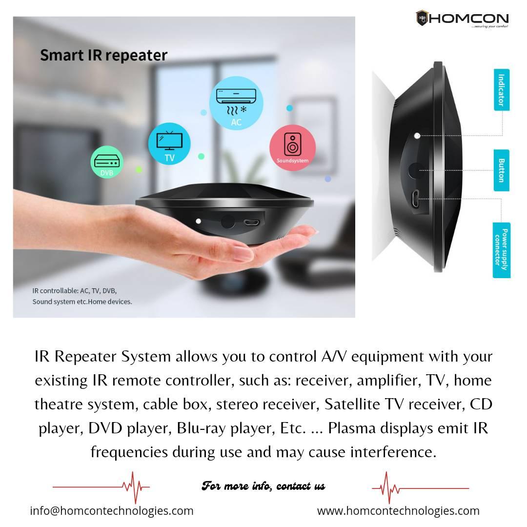 Homcon - Ever heard of IR REPEATER? IR Repeater System allows you to ...