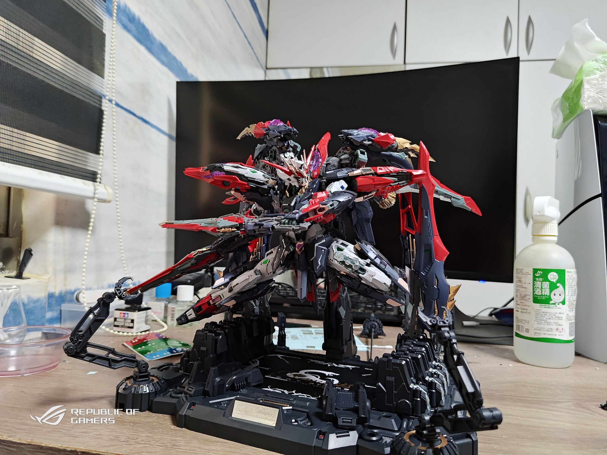 30MM 1/144「EXM-H15X アチェルビー(TYPE-X)」組合模型.（2月17