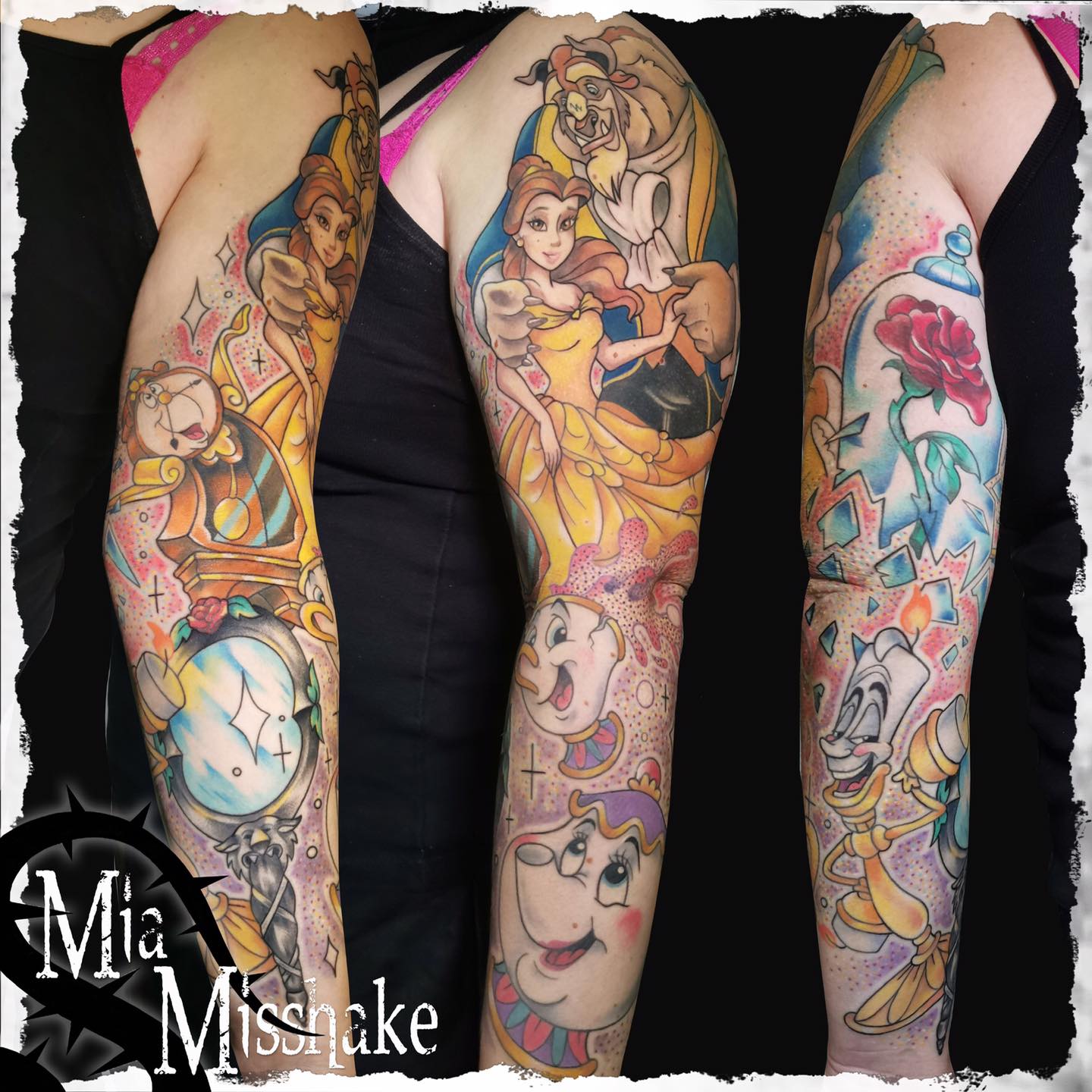 Tatouage Disney La Belle Et La Bete