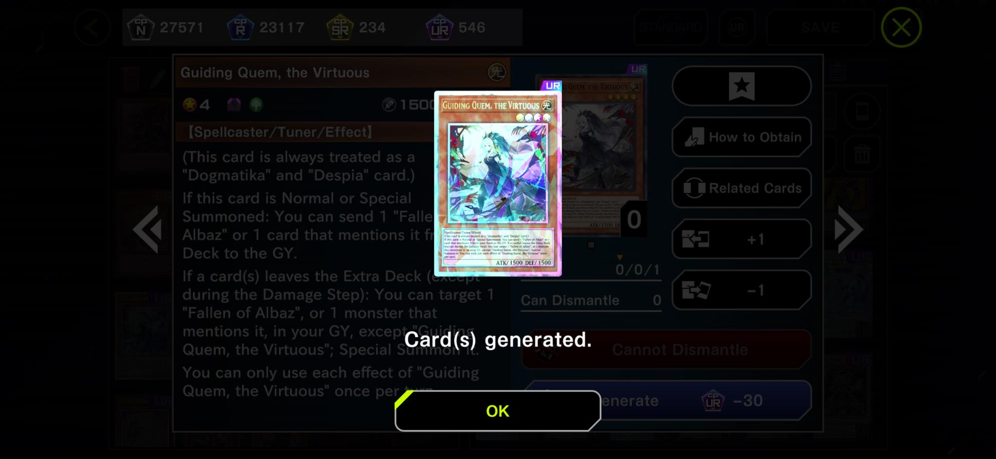 yugioh master duel generate cards Yu-Gi-Oh! - Combo (CDIP-EN029) - Cyberdark Impact - 1st Edition How to craft cards and