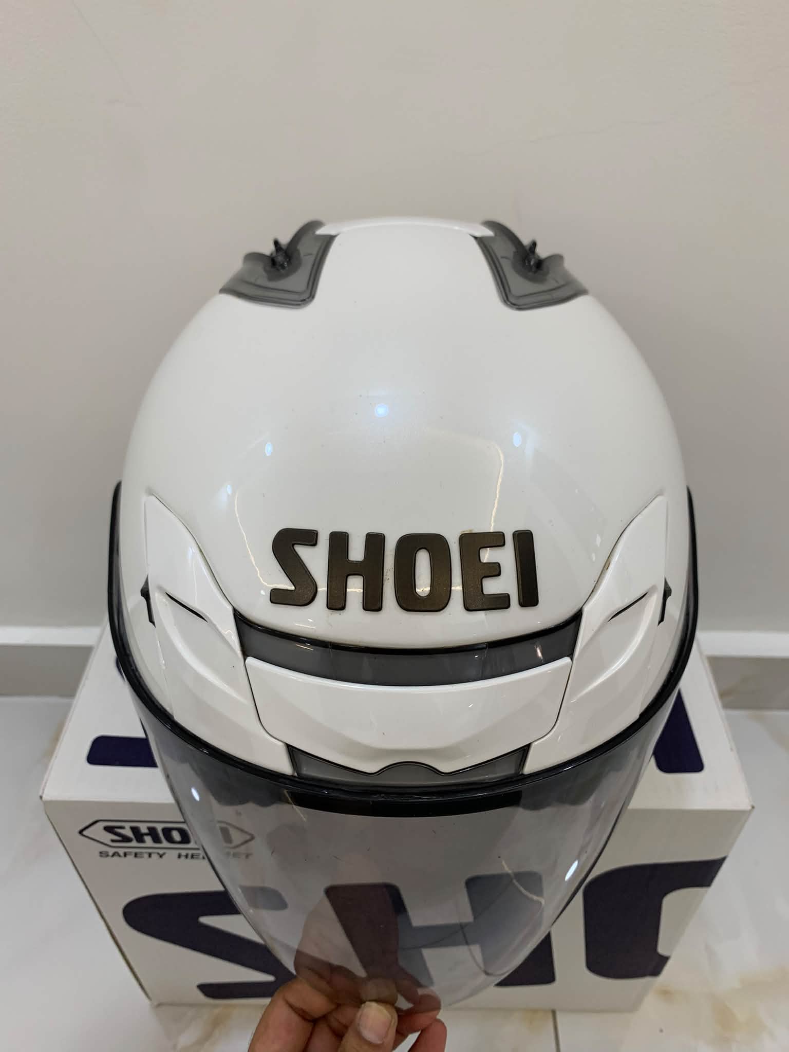 Shoei J Force 3 PearlWhite Made In Japan Size L Rm2600 Free Pos
