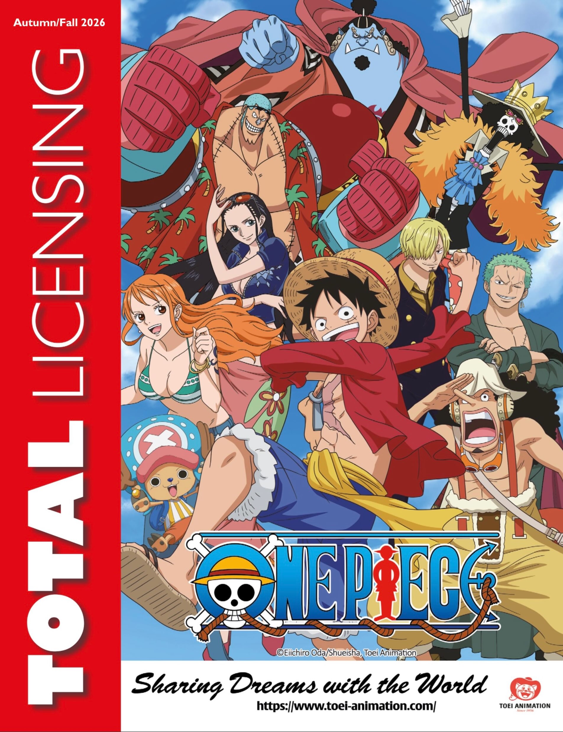 One Piece on Total Licensing magazine fall 2026 cover