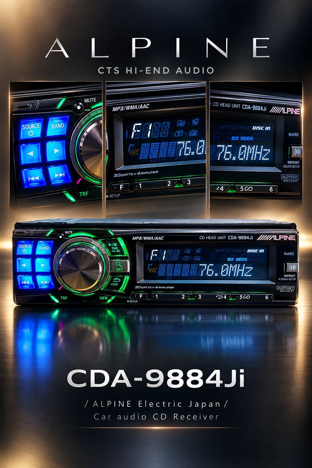 Alpine CDA-9884Ji vintage car audio review