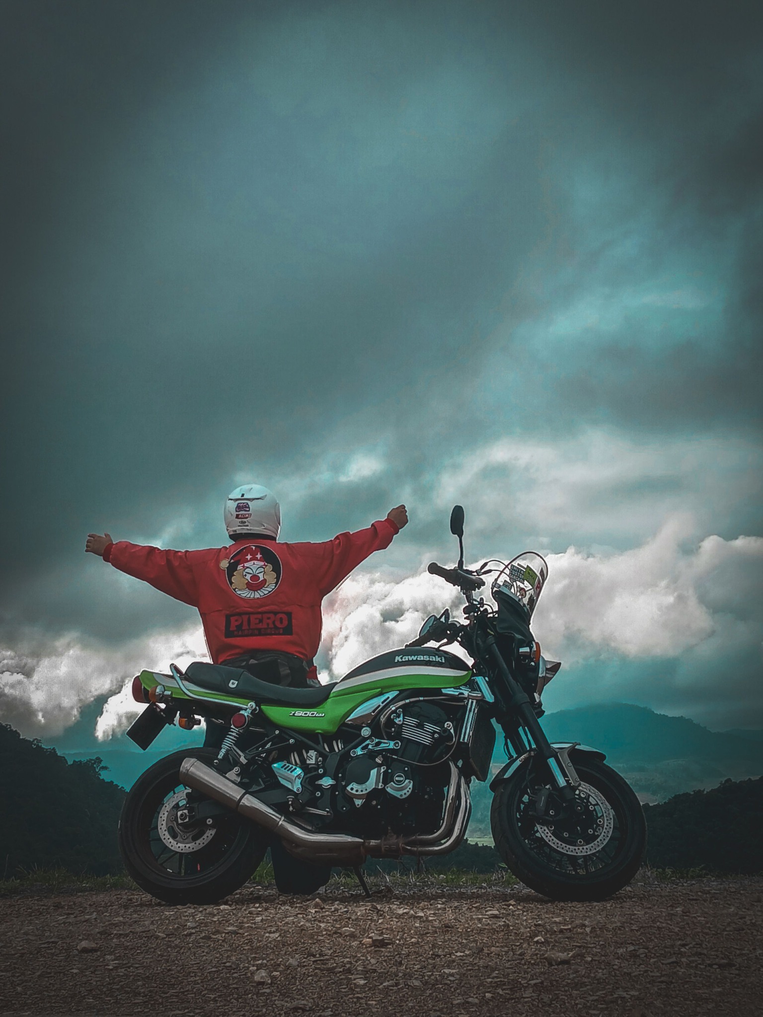I love riding motorcycles; they give me freedom.