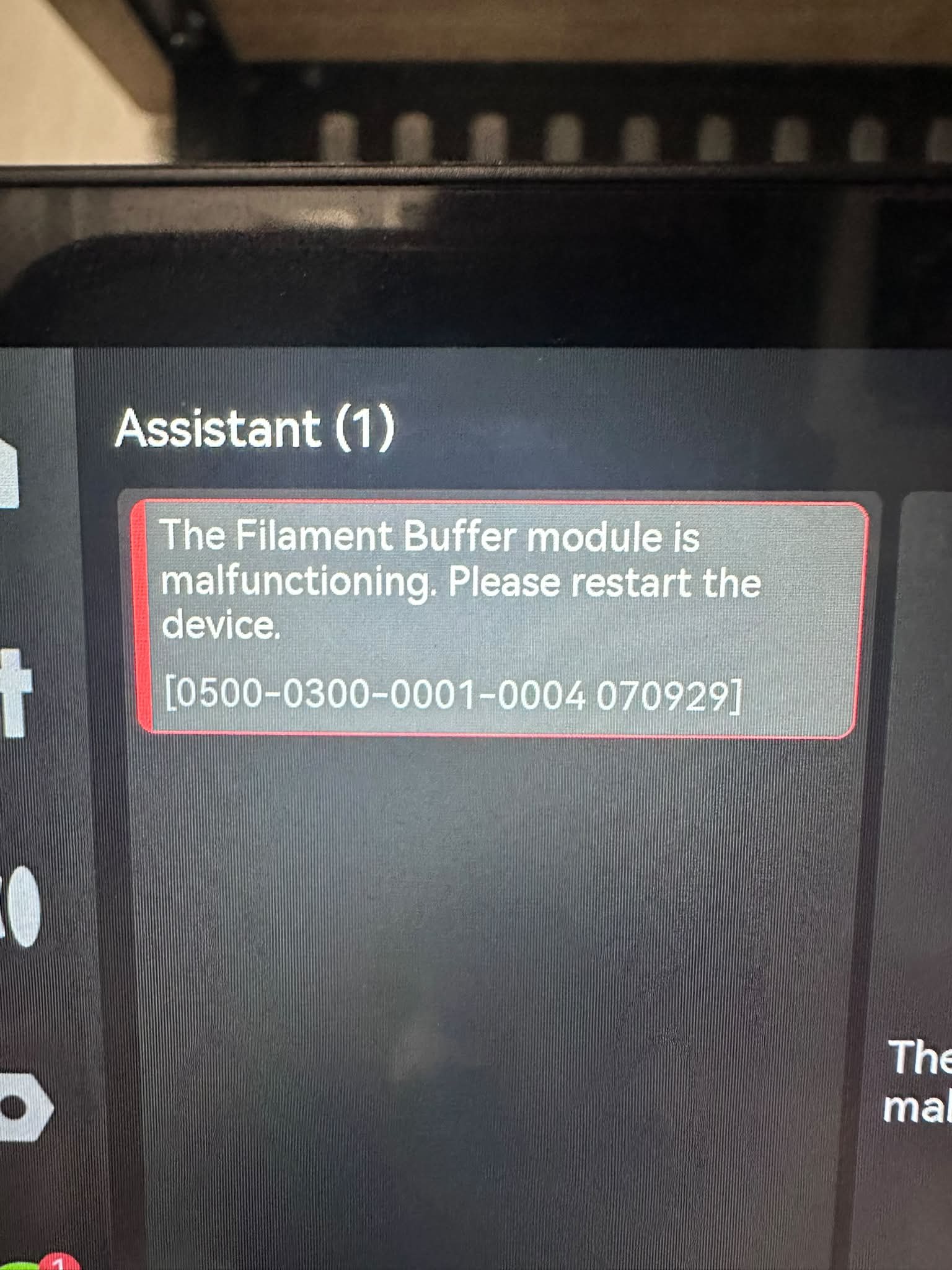 トップス Buffer Error Roll Black トップス Buffer Error Roll Black Signal Failure in buffer? Error