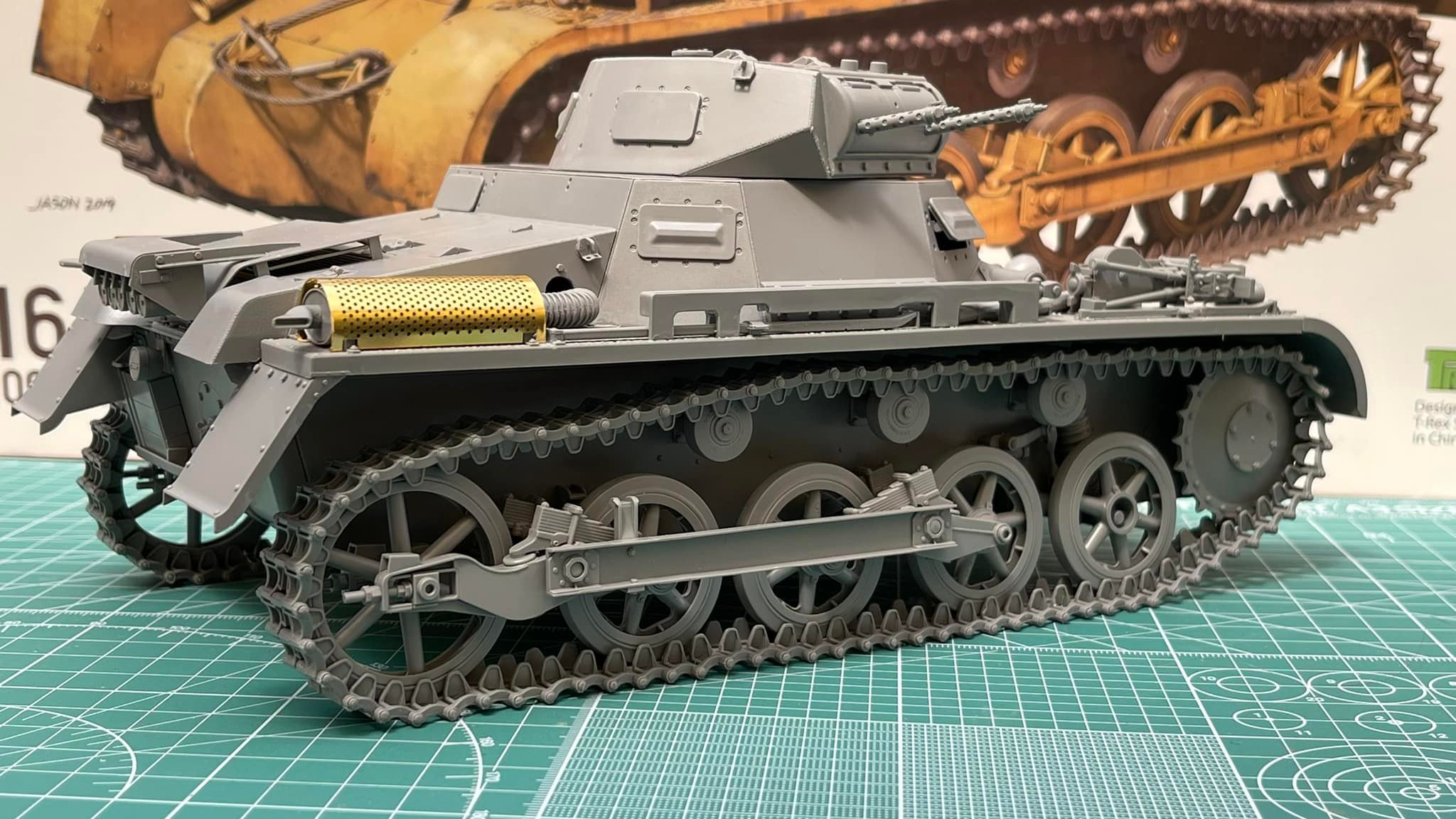First time doing 1:16 🤟Takom Wiesel A1 TOW