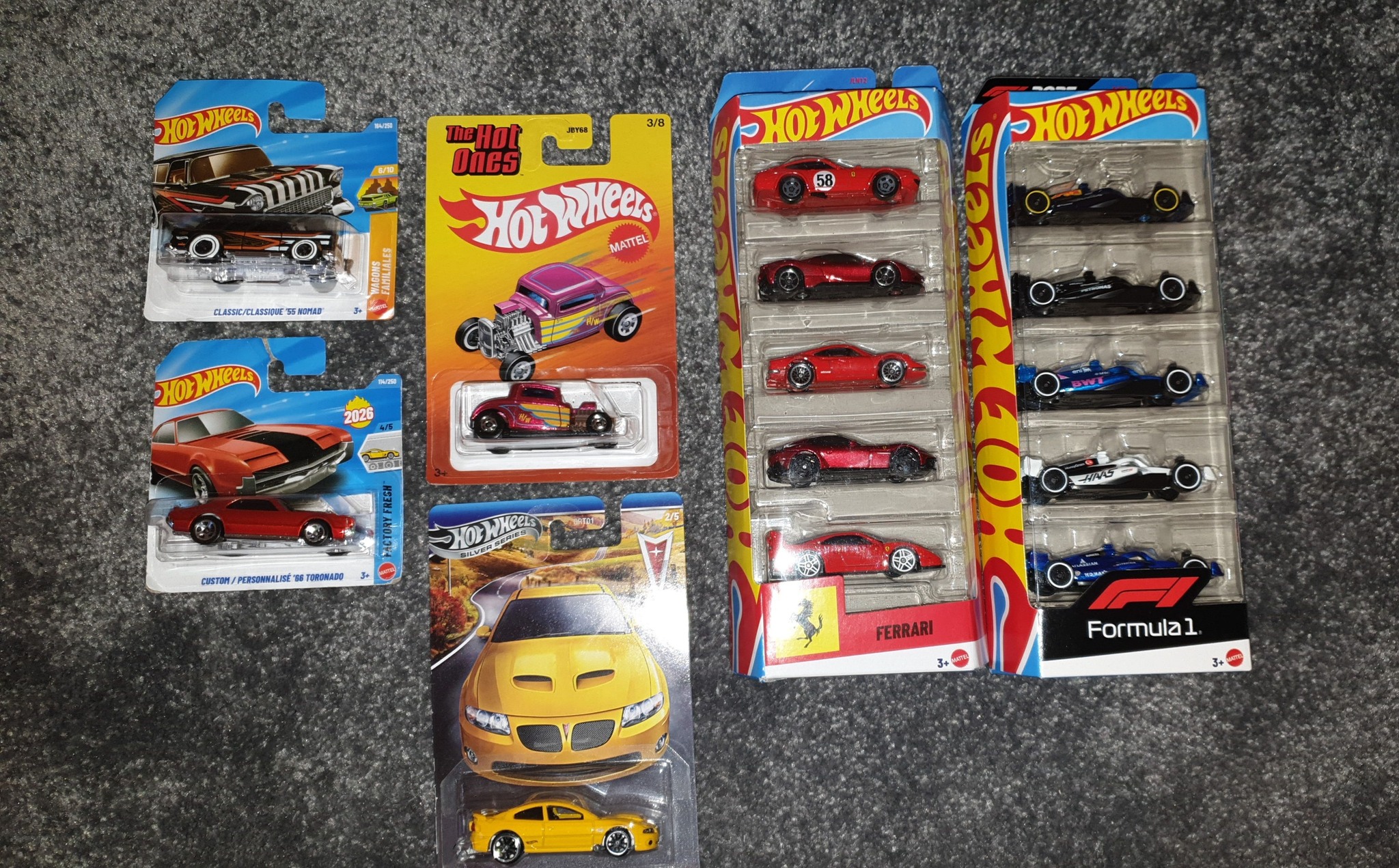 Recent Hot Wheels purchases from around the world